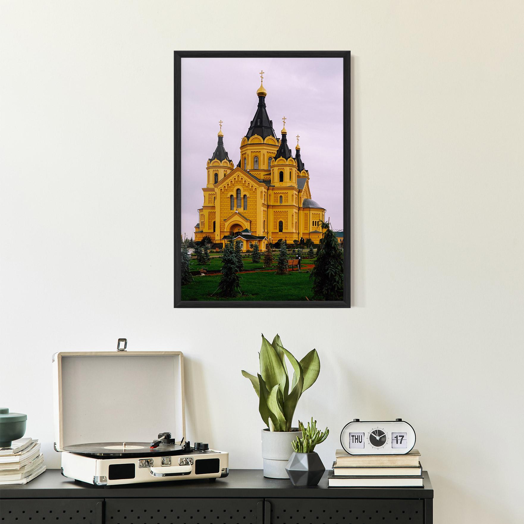 Plakat w Ramie Nevsky Cathedral mockup 2