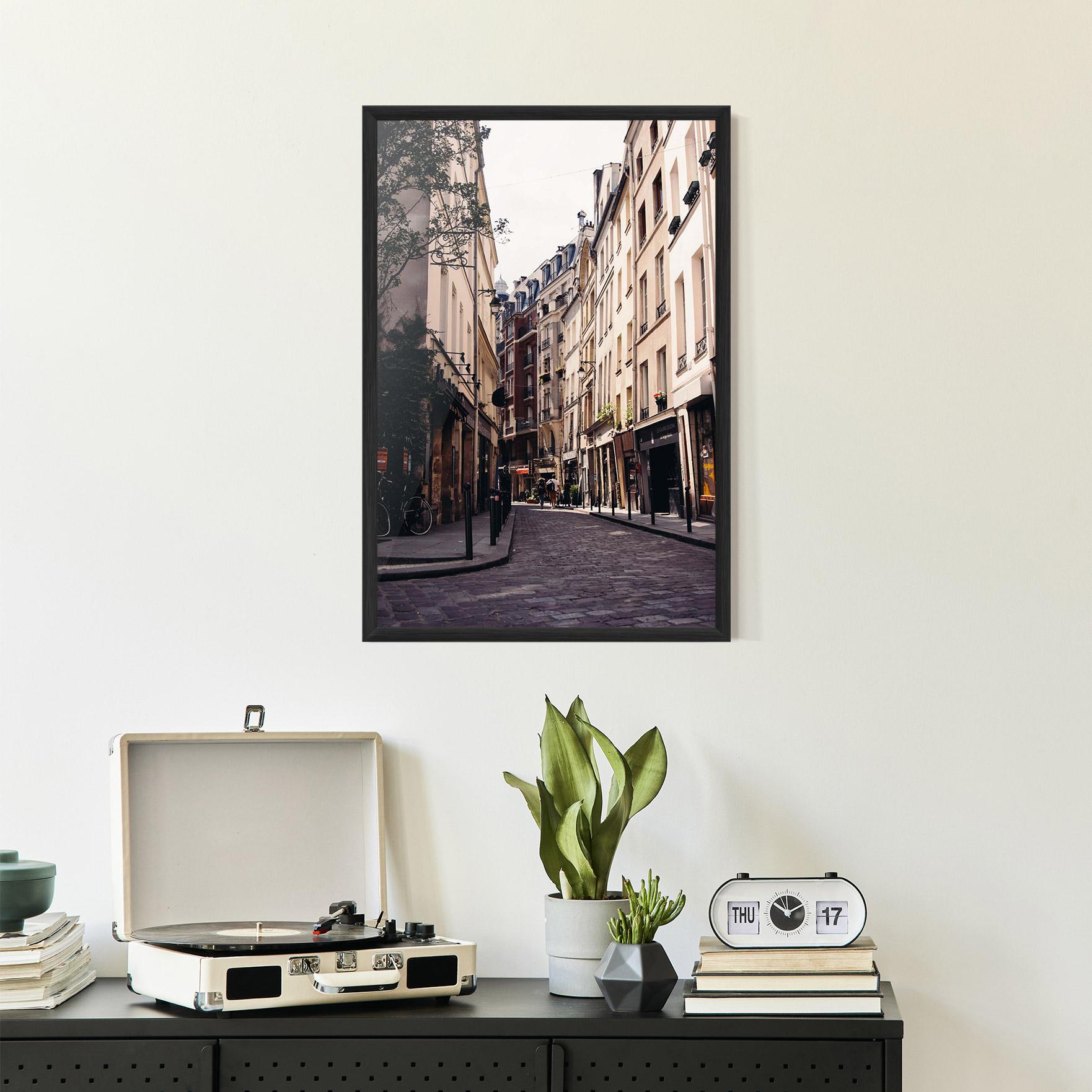 Plakat w Ramie Paris Street mockup 2