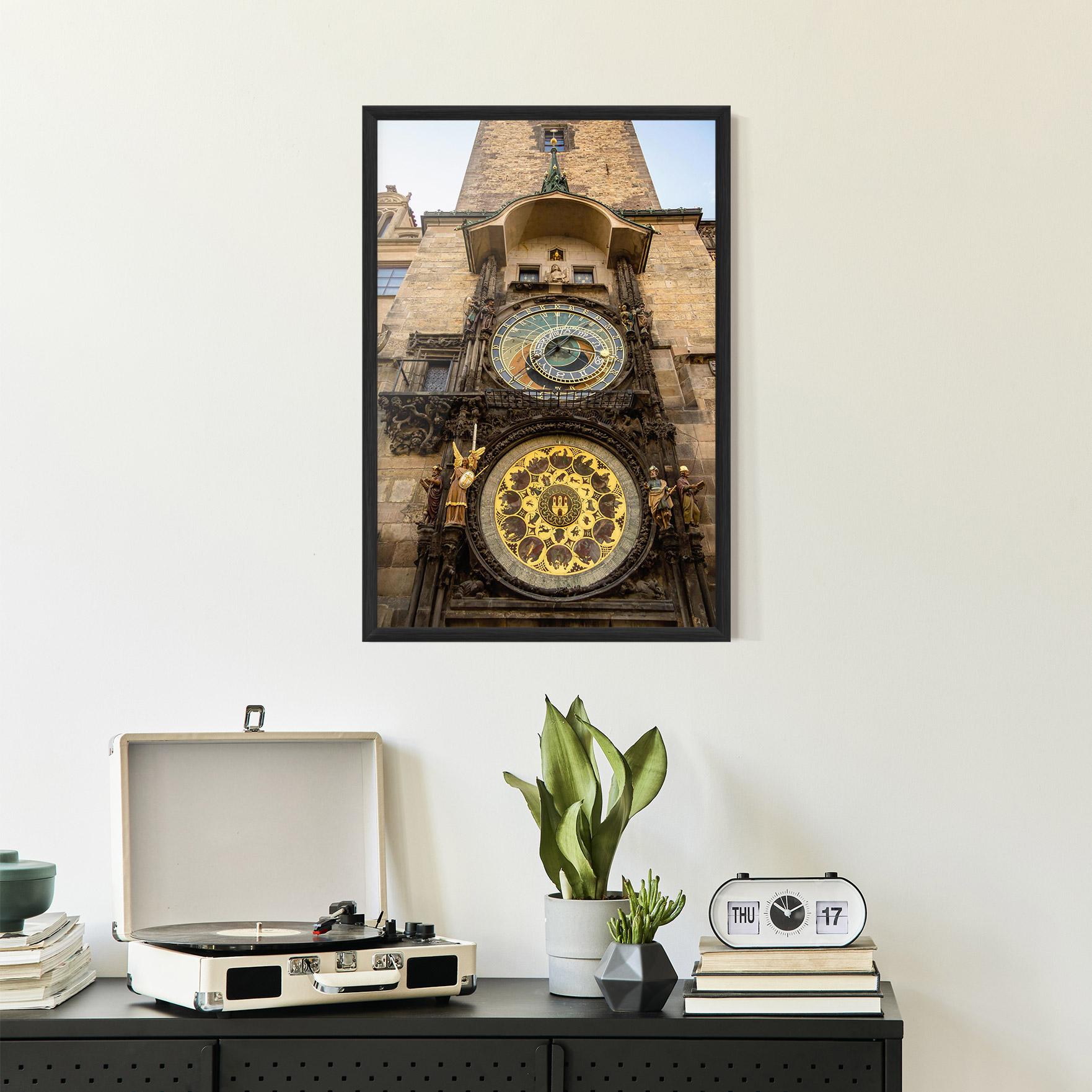 Plakat w Ramie Prague Clock mockup 2