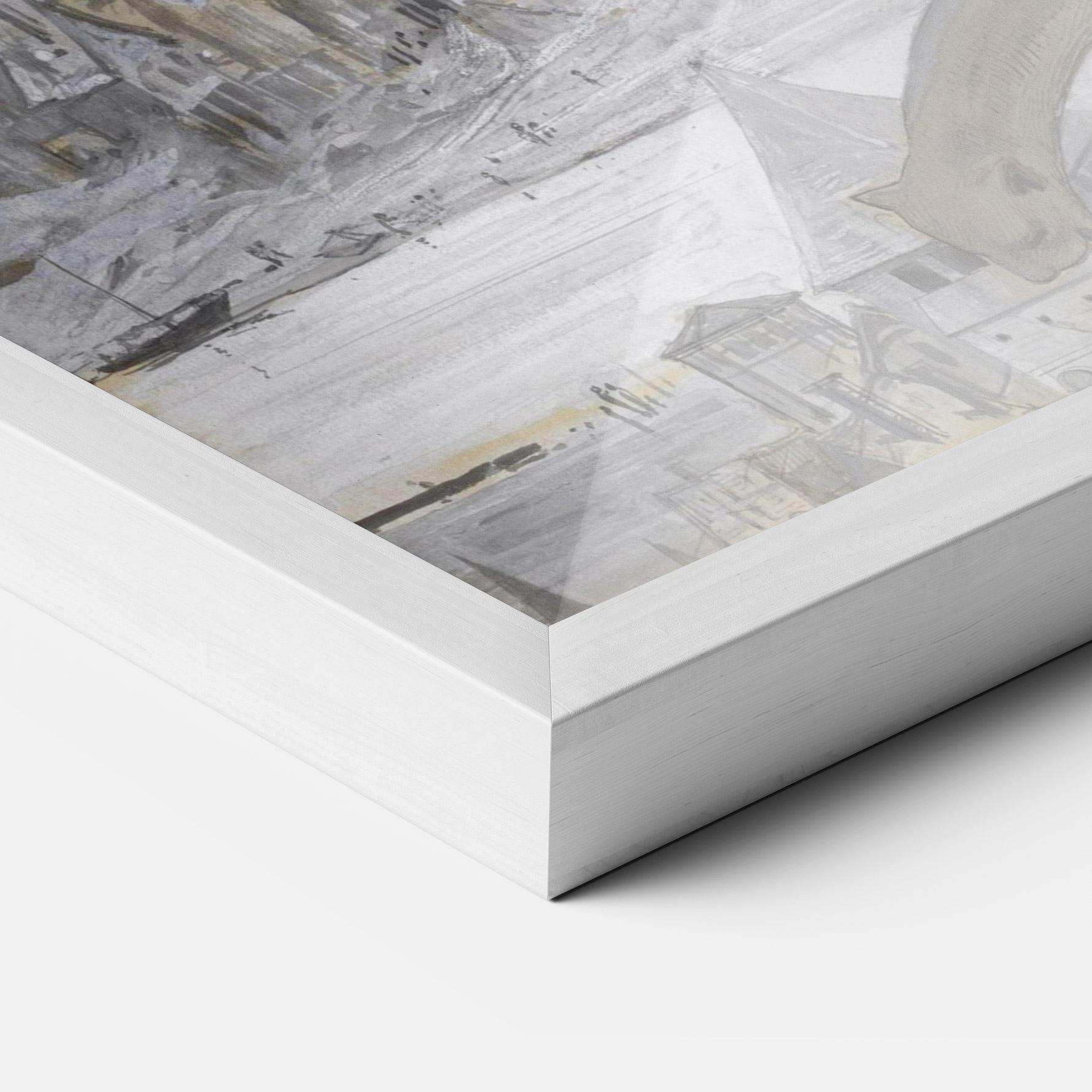 Plakat w Ramie Notre Dame mockup 3