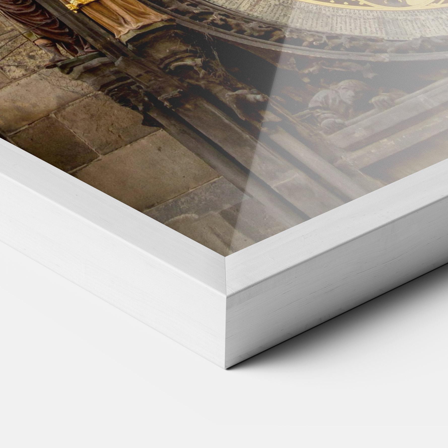 Plakat w Ramie Prague Clock mockup 3