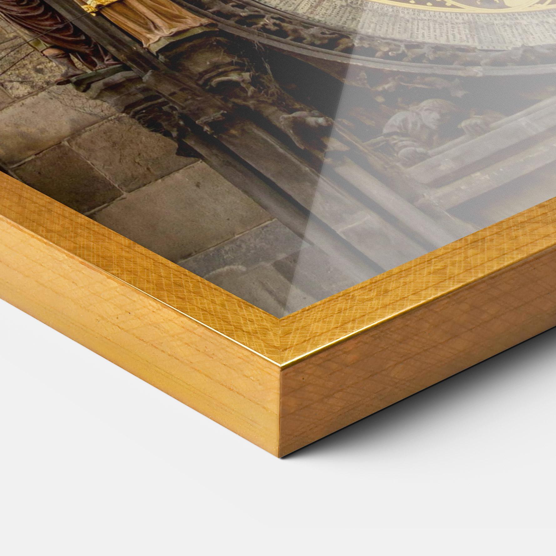 Plakat w Ramie Prague Clock mockup 3