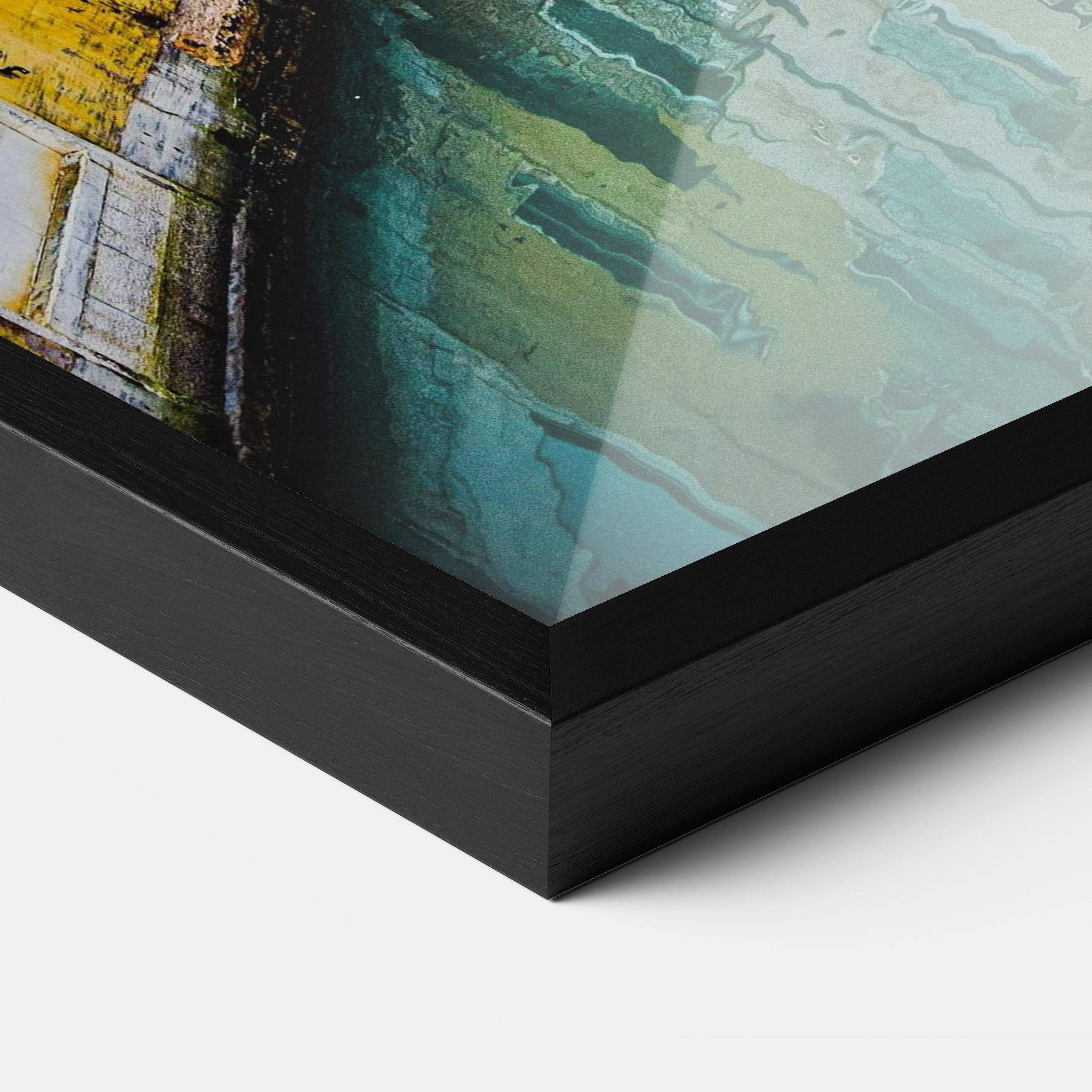 Plakat w Ramie Colorful Water Building mockup 3