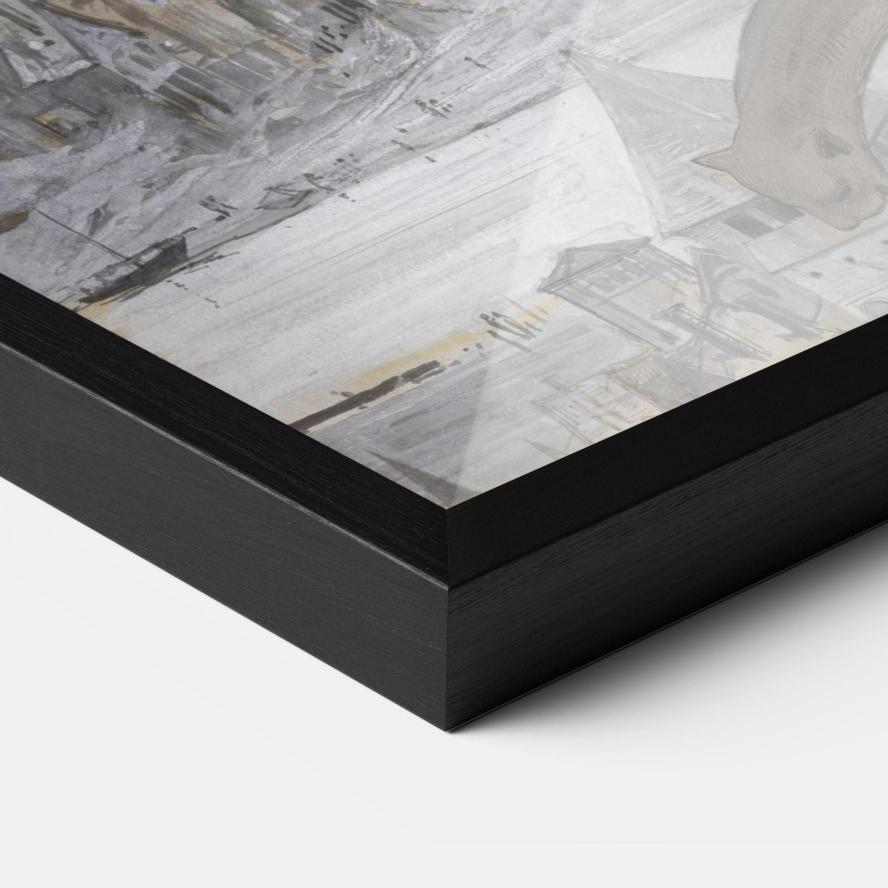 Plakat w Ramie Notre Dame mockup 3