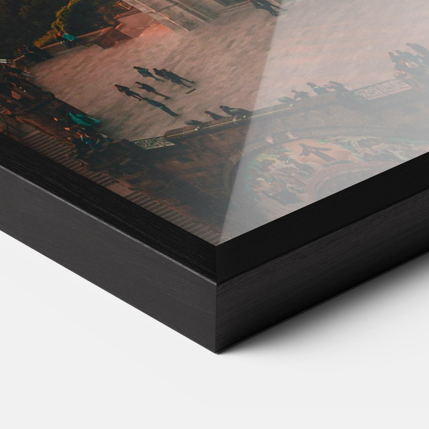 Plakat w Ramie Tibidabo Barcelona mockup 3