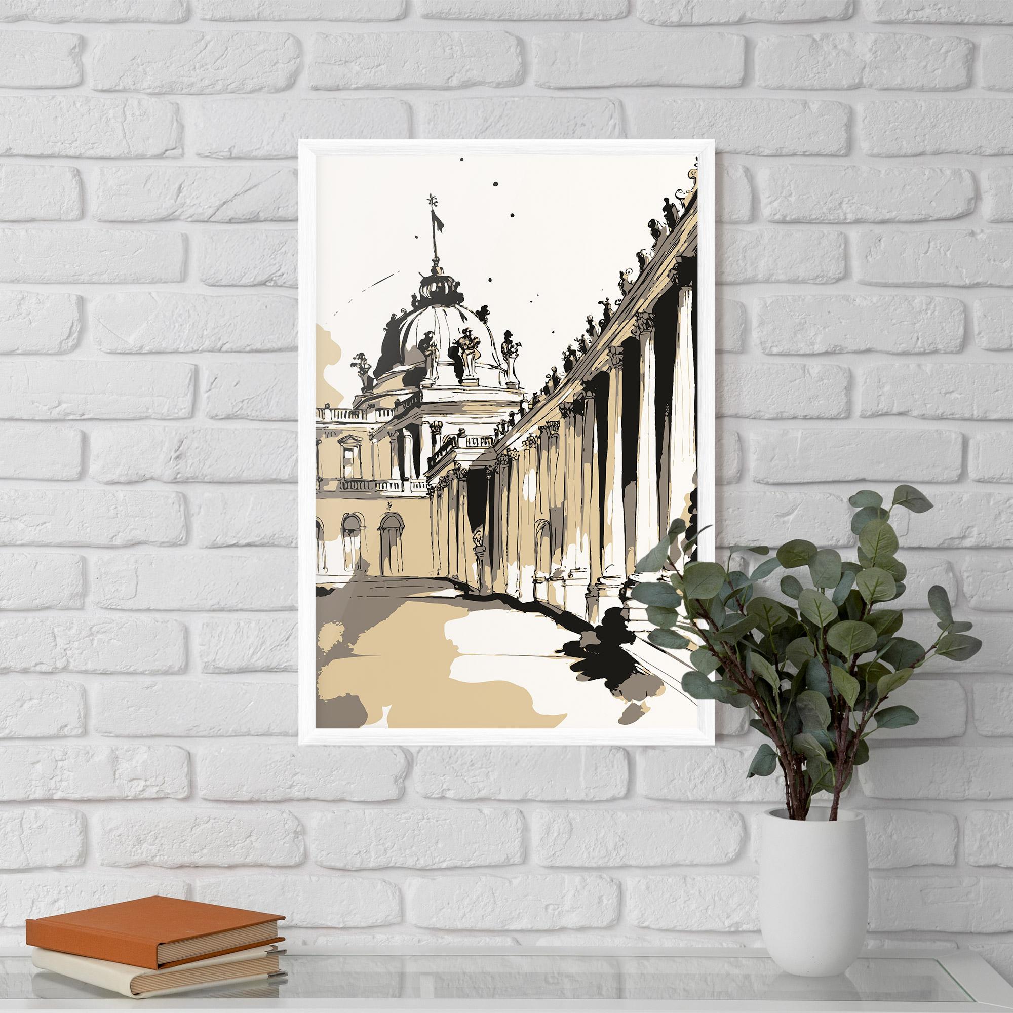 Plakat w Ramie Art Palace Of Versailles mockup 5