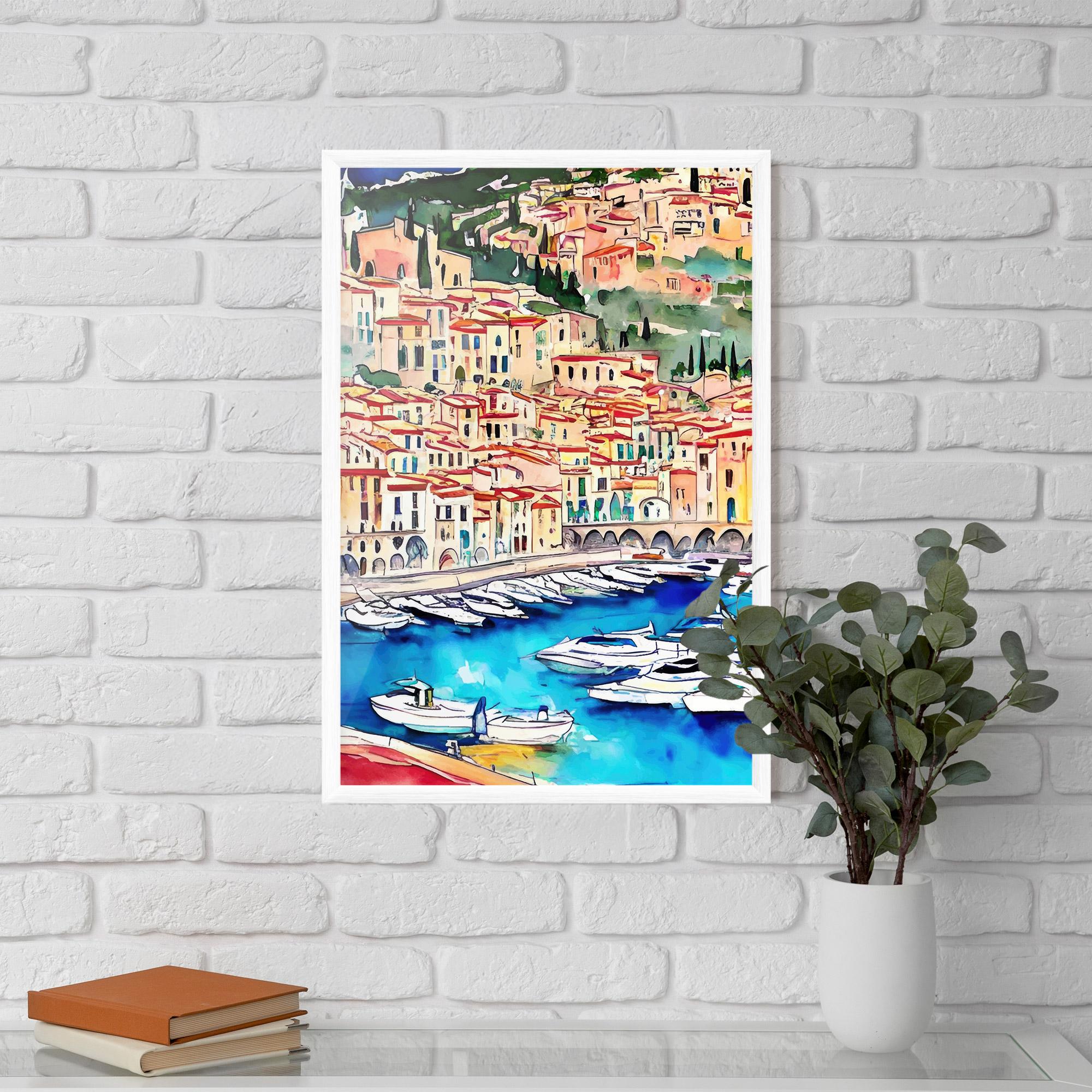 Plakat w Ramie French City mockup 5