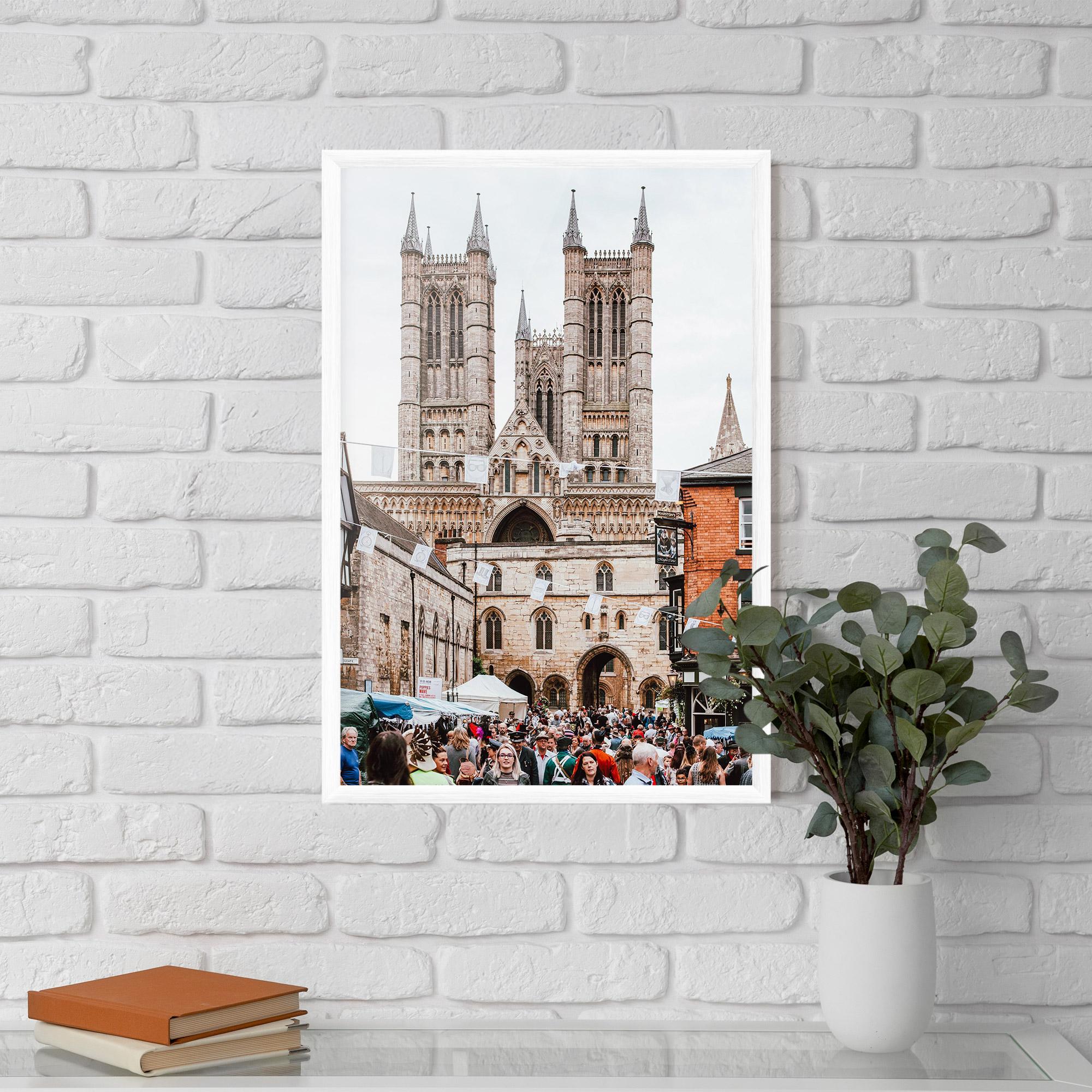 Plakat w Ramie Lincoln Cathedral mockup 5