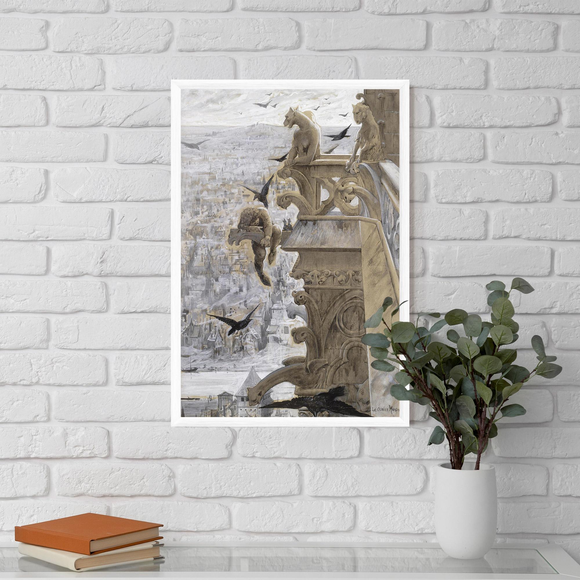 Plakat w Ramie Notre Dame mockup 5