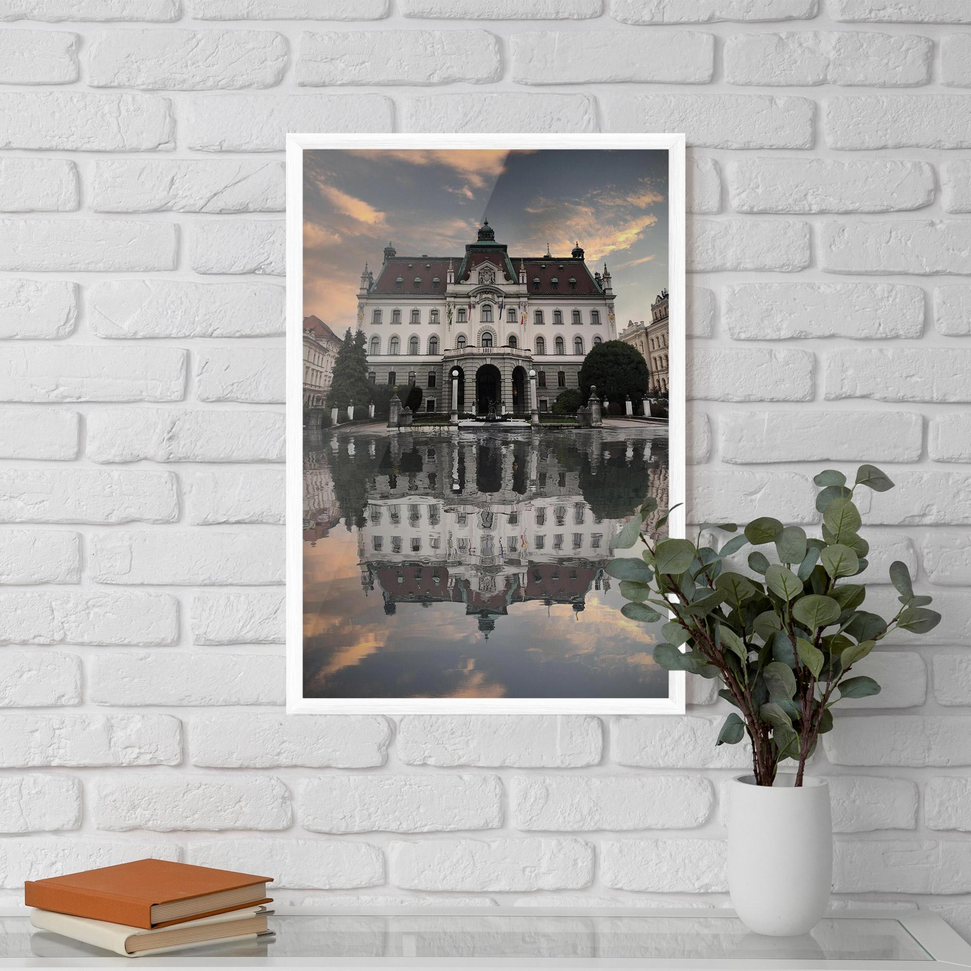 Plakat w Ramie University Of Ljubliana mockup 5