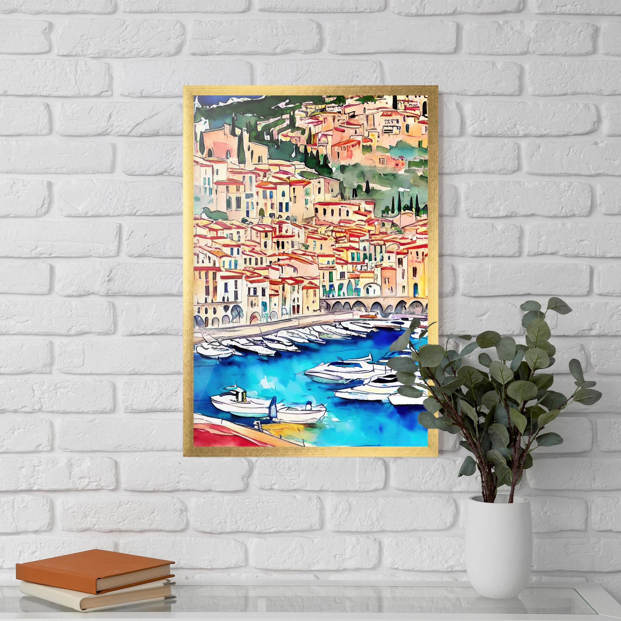 Plakat w Ramie French City mockup 5