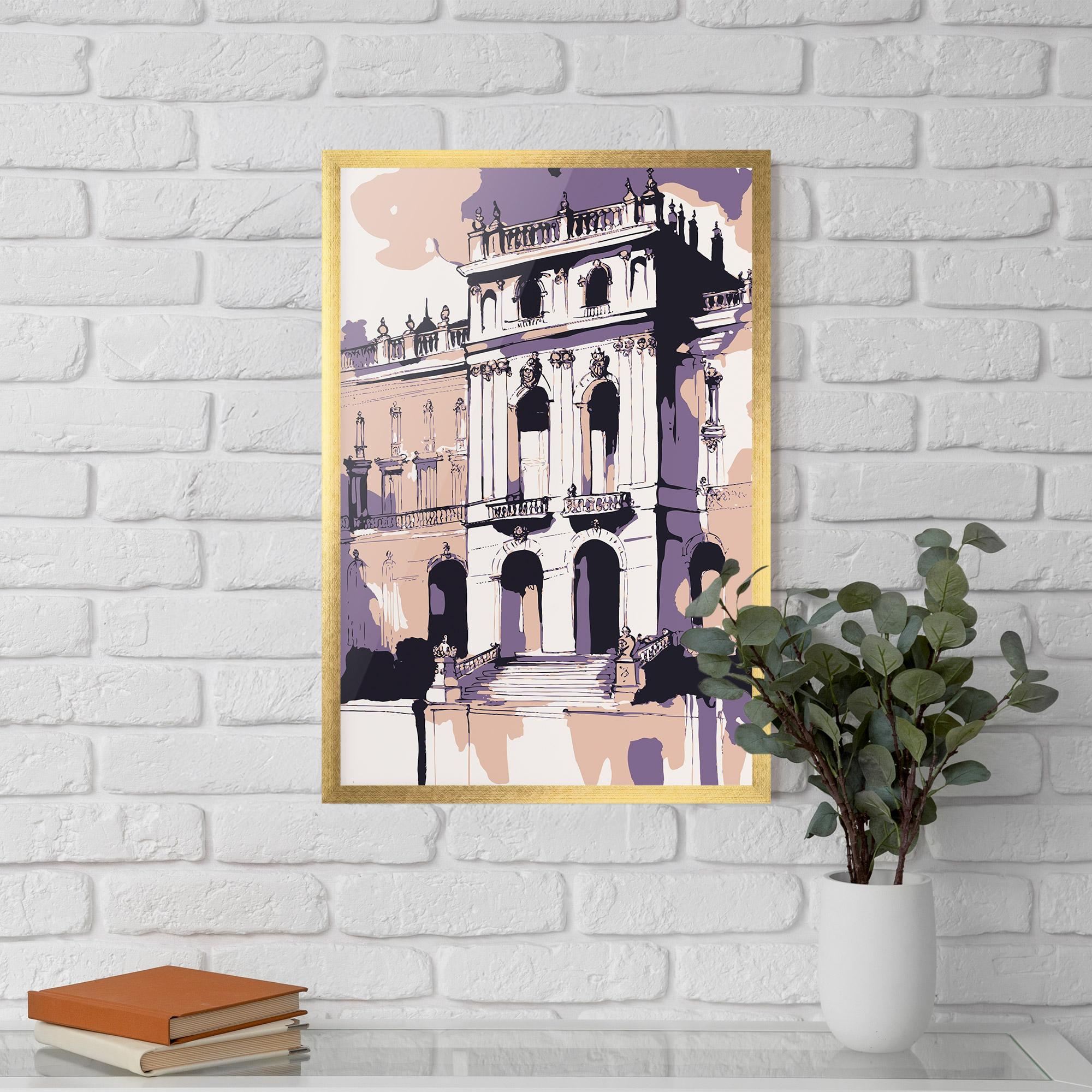 Plakat w Ramie Palace Of Versailles Art mockup 5