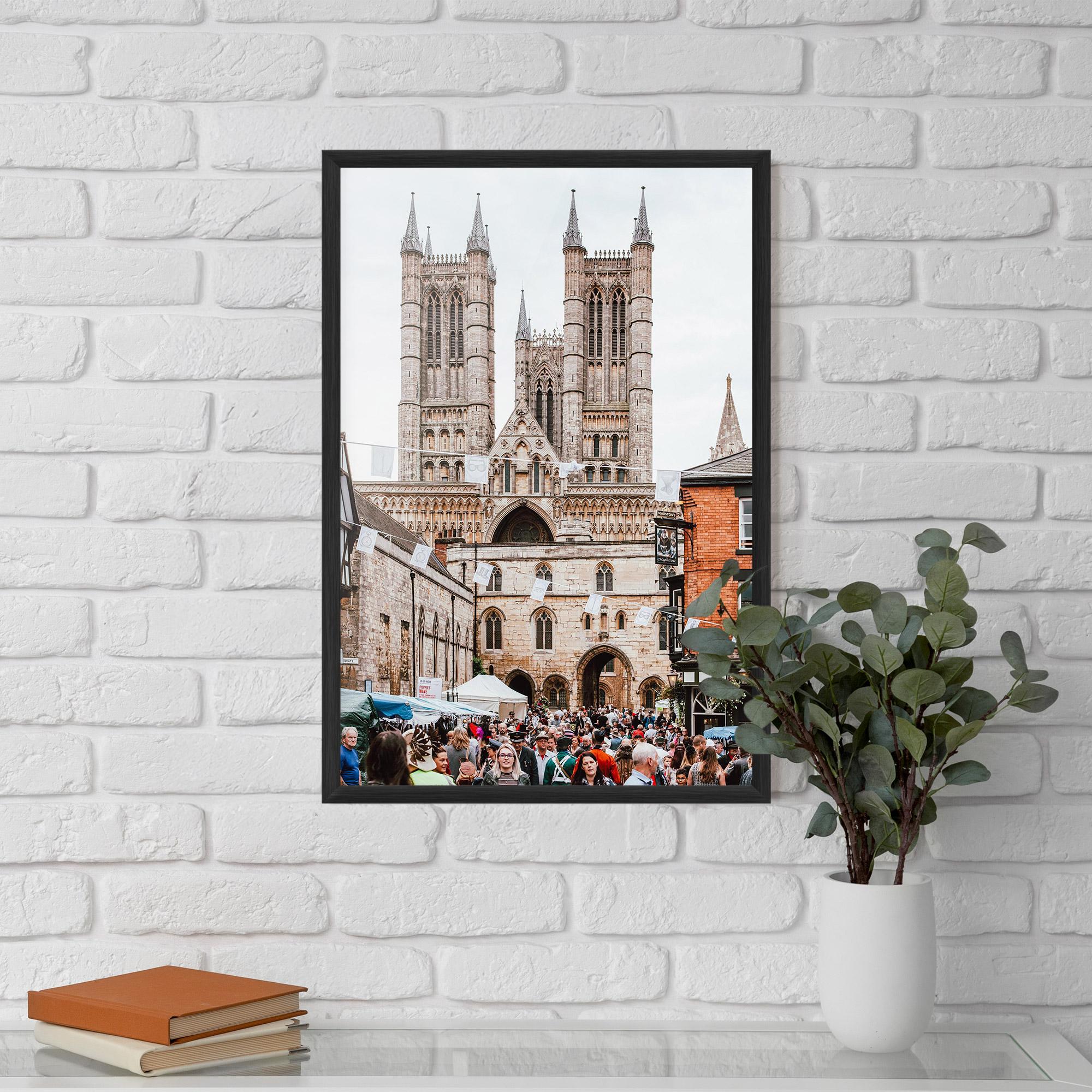 Plakat w Ramie Lincoln Cathedral mockup 5