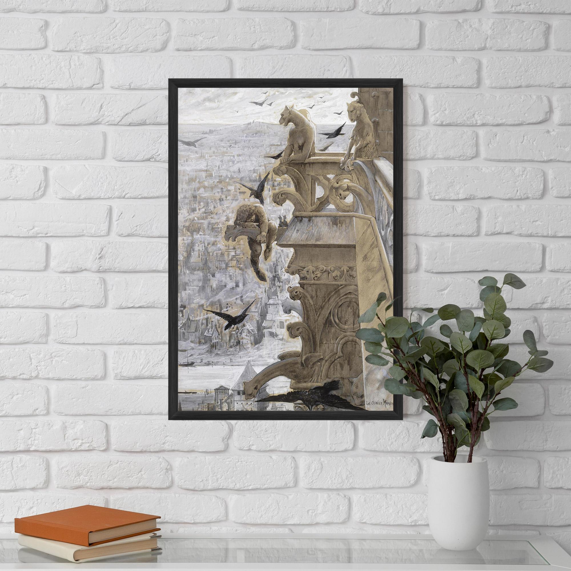 Plakat w Ramie Notre Dame mockup 5