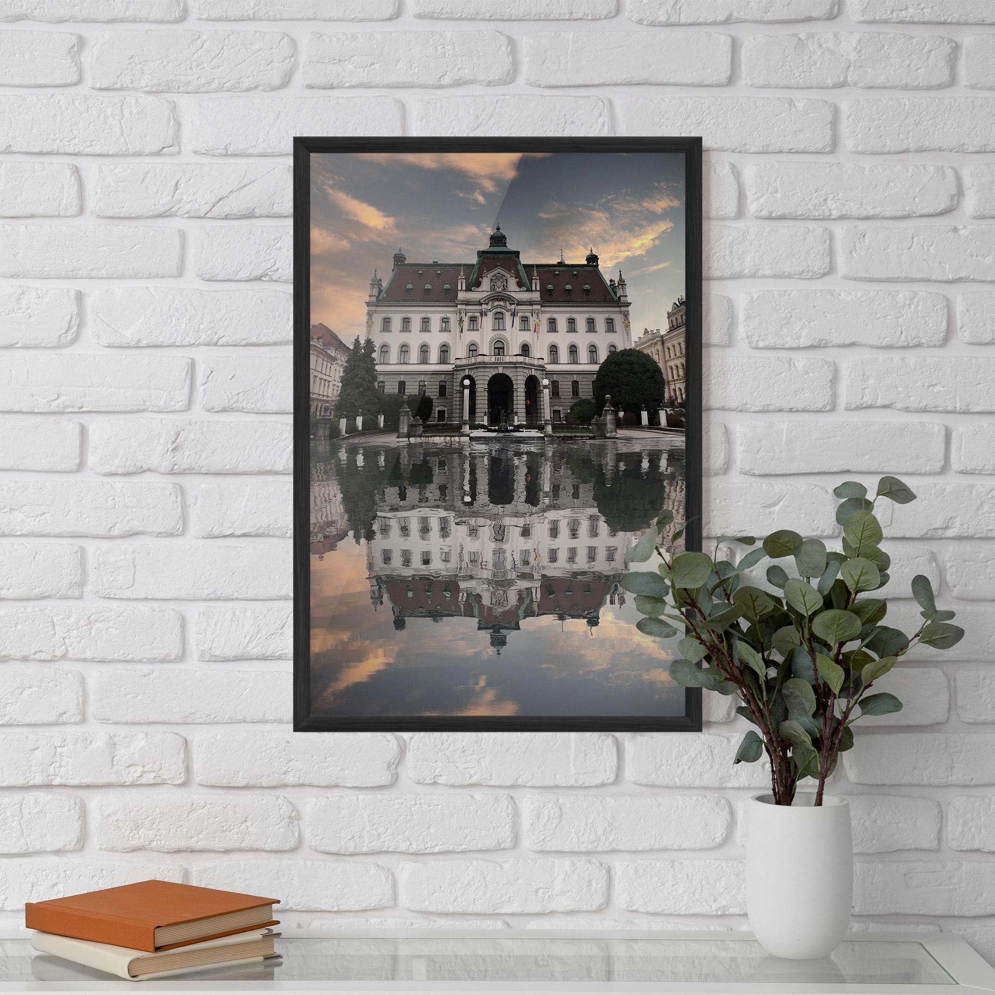 Plakat w Ramie University Of Ljubliana mockup 5