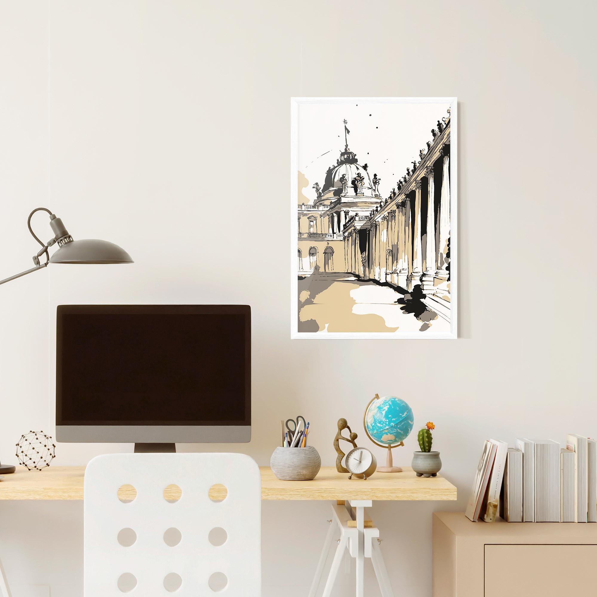 Plakat w Ramie Art Palace Of Versailles mockup 6