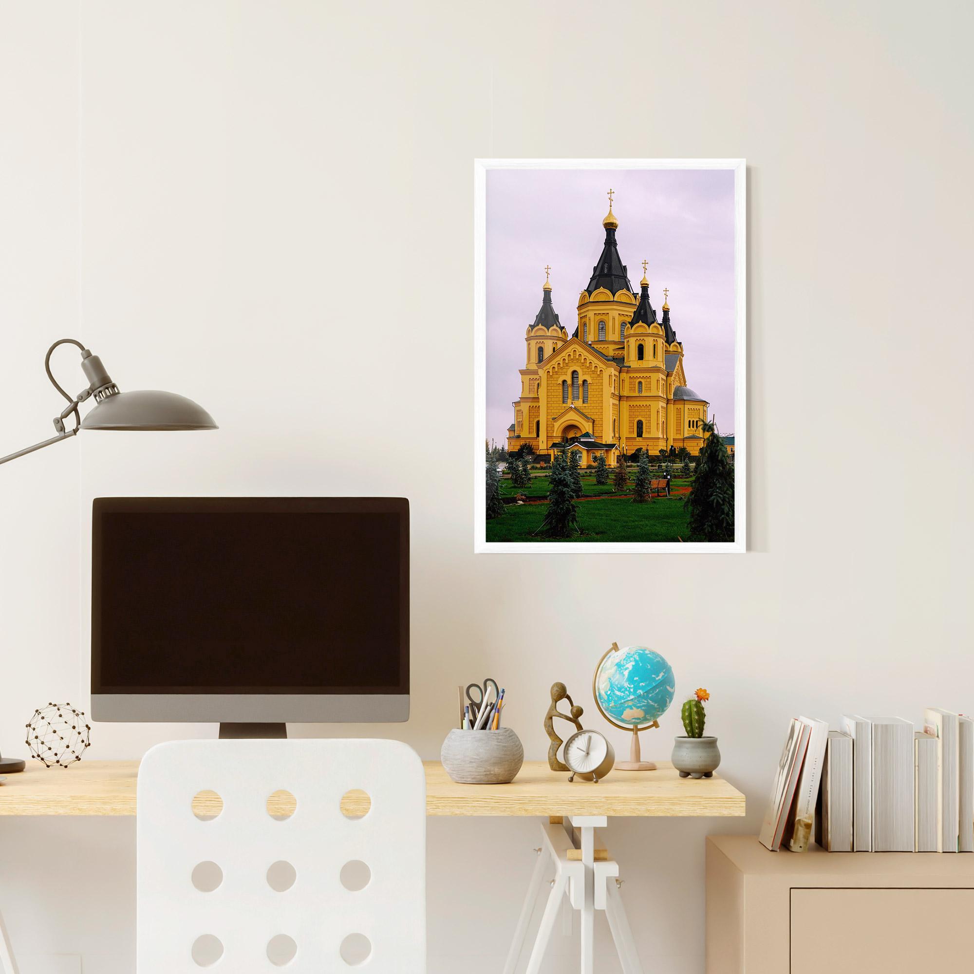 Plakat w Ramie Nevsky Cathedral mockup 6