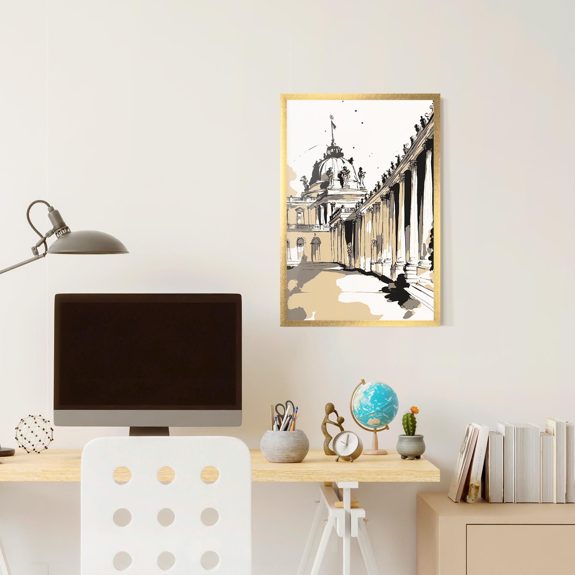 Plakat w Ramie Art Palace Of Versailles mockup 6