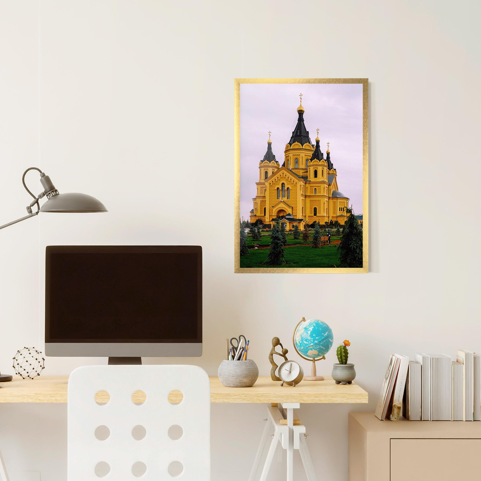 Plakat w Ramie Nevsky Cathedral mockup 6