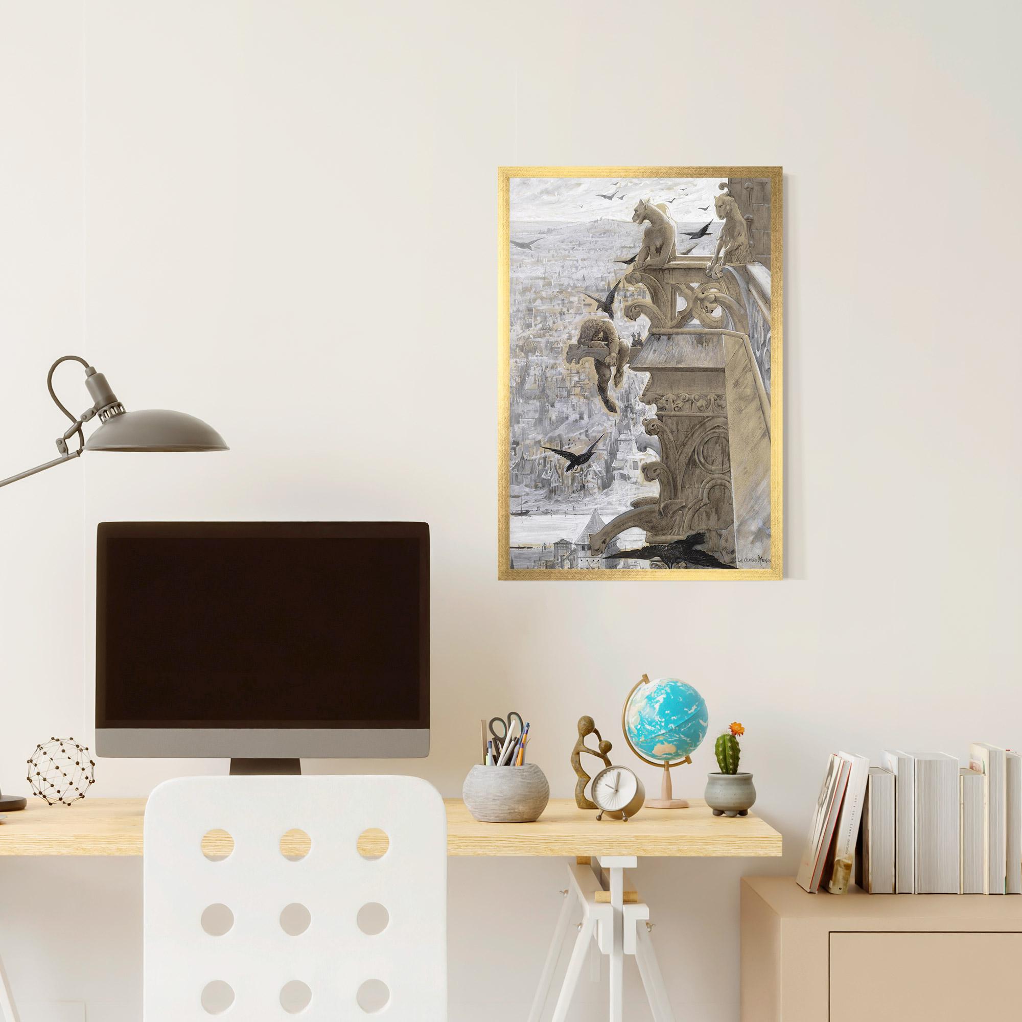 Plakat w Ramie Notre Dame mockup 6