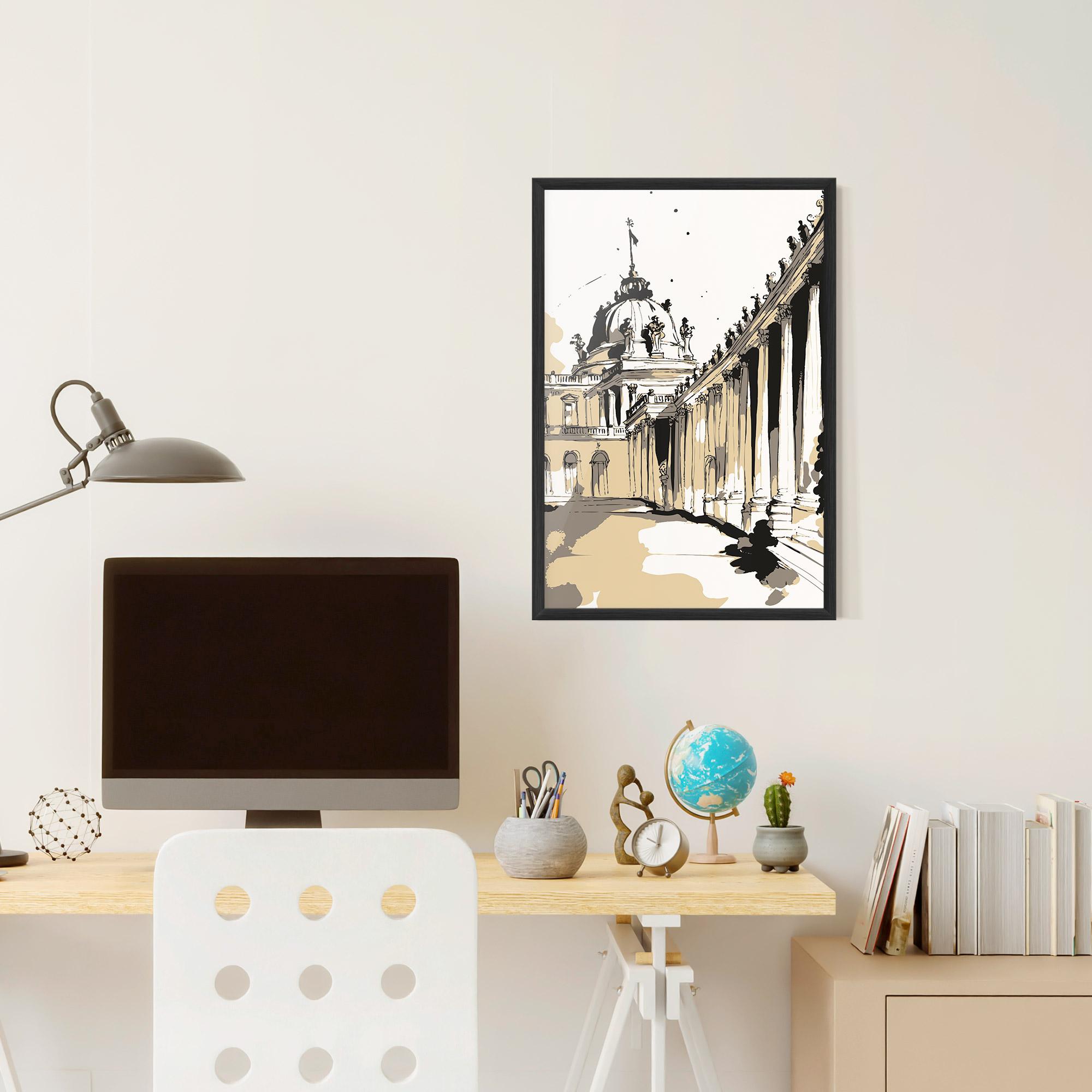 Plakat w Ramie Art Palace Of Versailles mockup 6