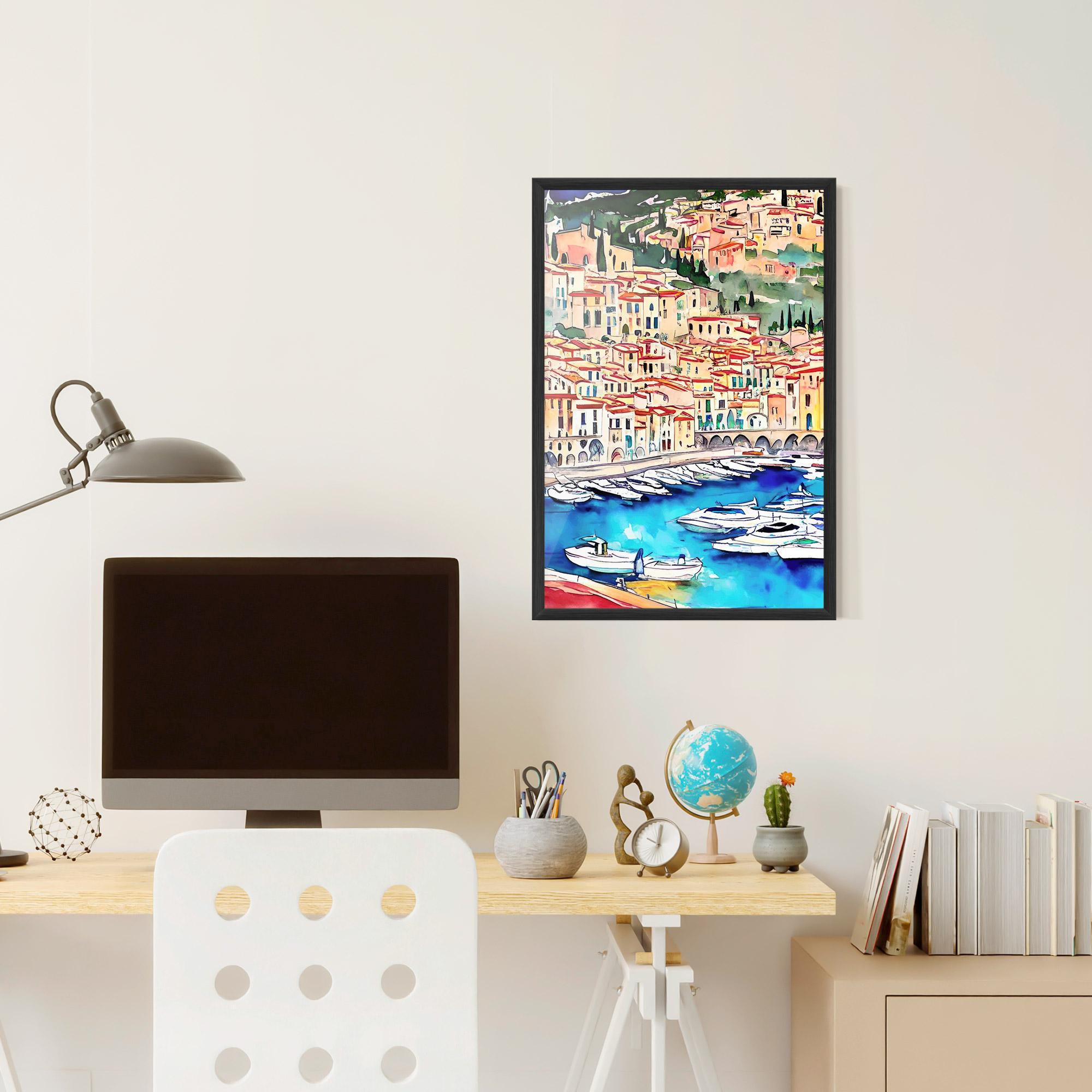 Plakat w Ramie French City mockup 6