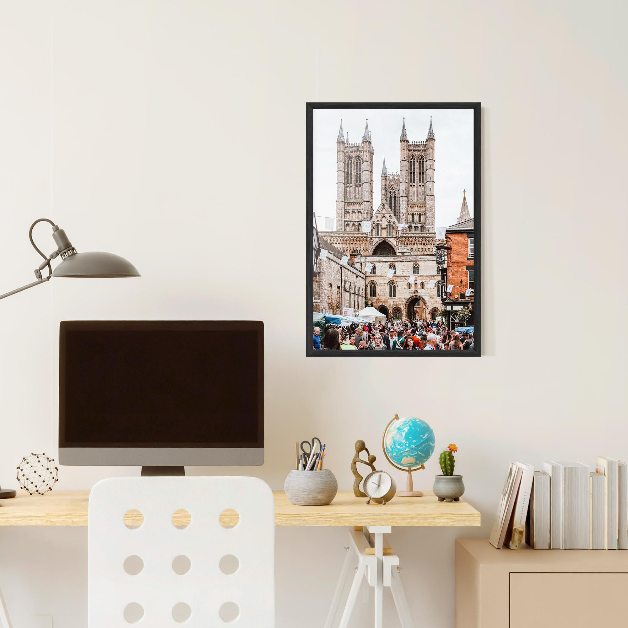 Plakat w Ramie Lincoln Cathedral mockup 6
