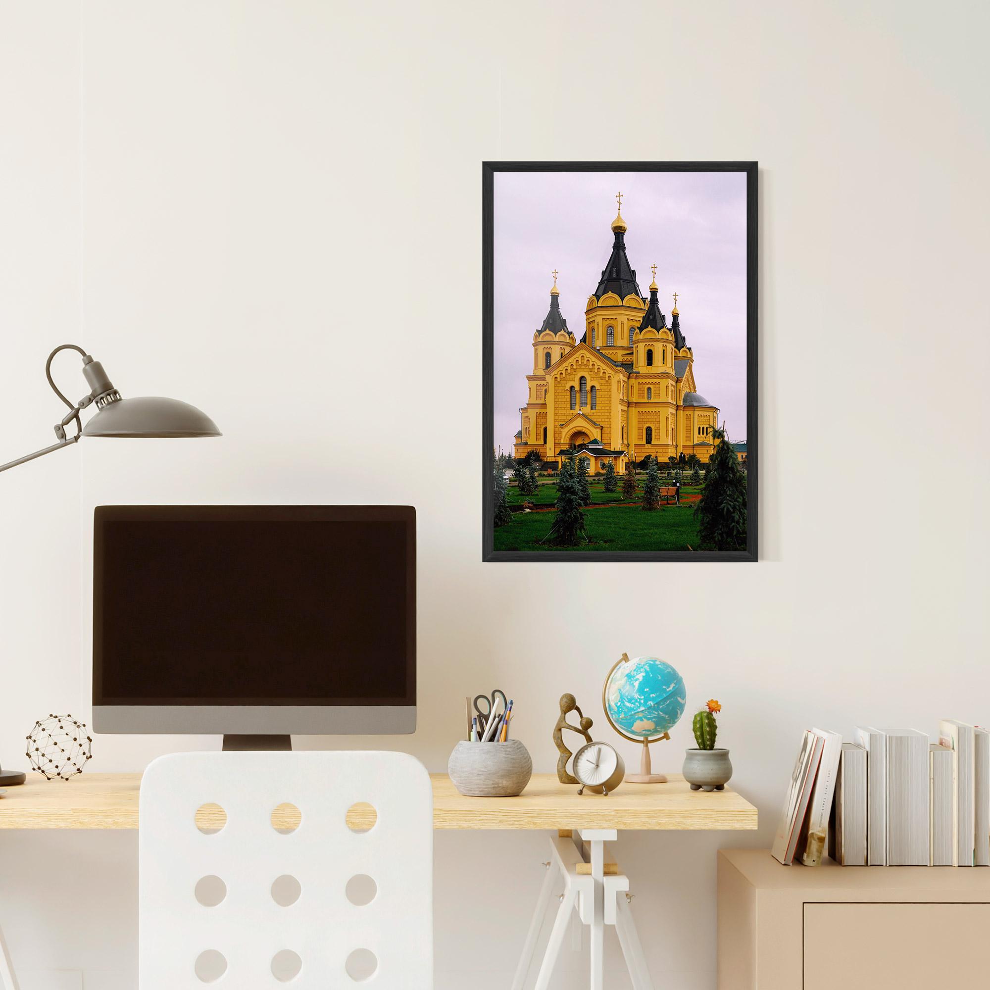 Plakat w Ramie Nevsky Cathedral mockup 6