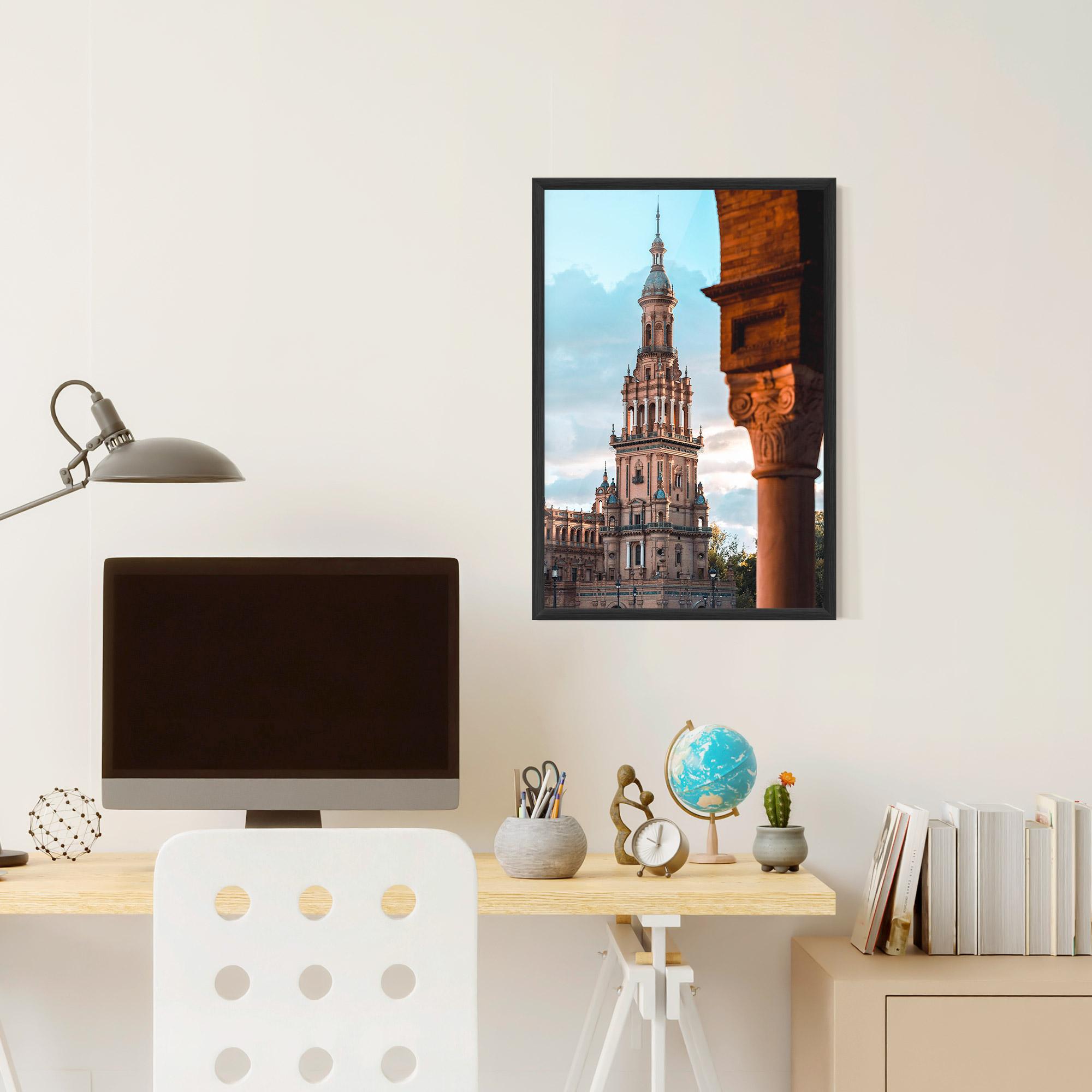 Plakat w Ramie Seville Spain mockup 6