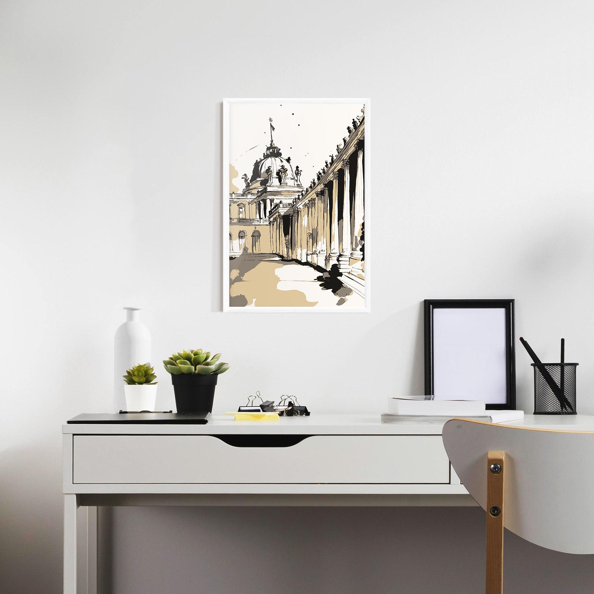 Plakat w Ramie Art Palace Of Versailles mockup 7
