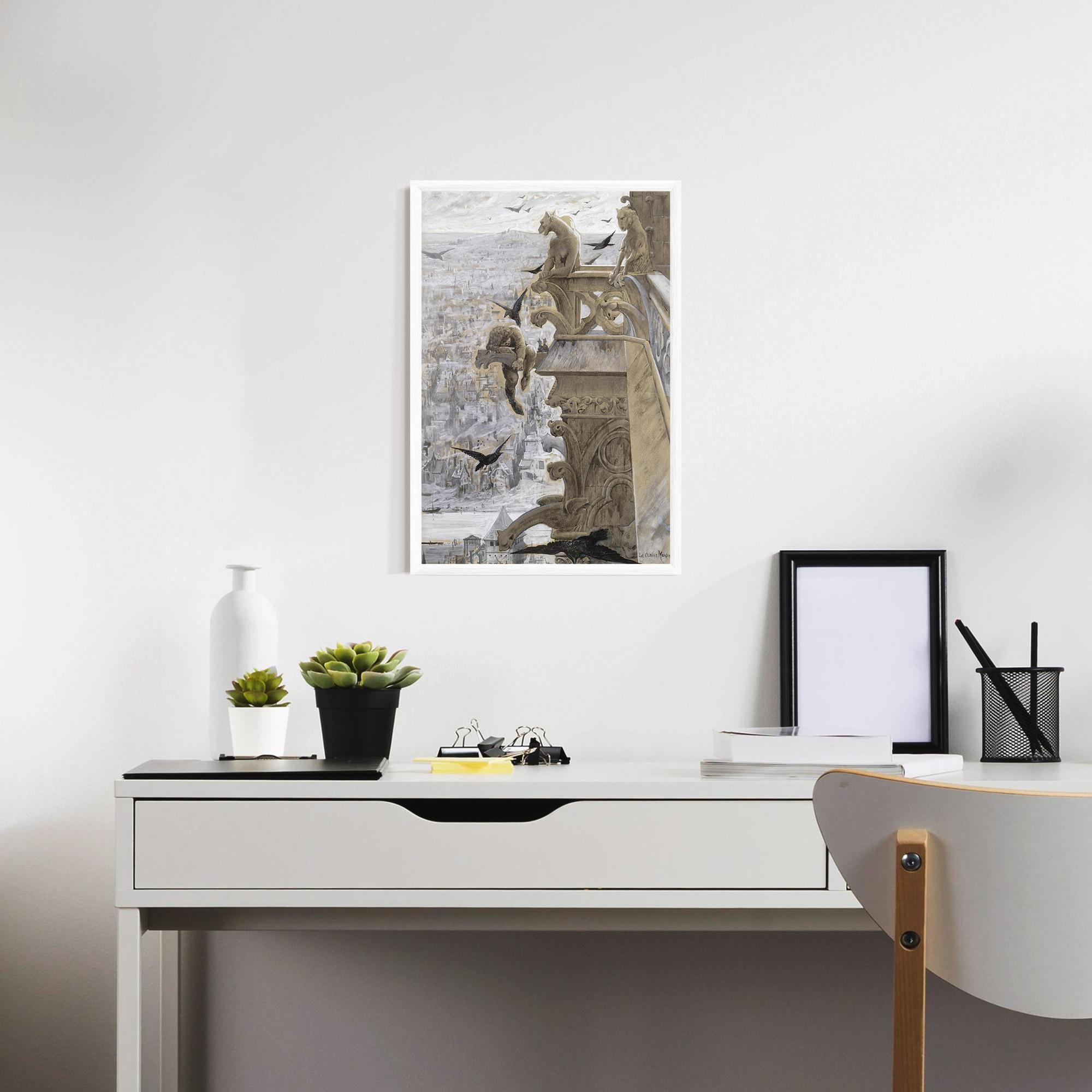 Plakat w Ramie Notre Dame mockup 7