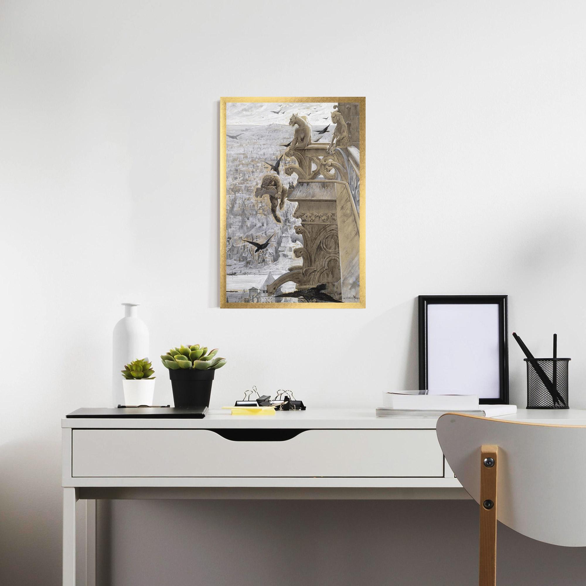 Plakat w Ramie Notre Dame mockup 7