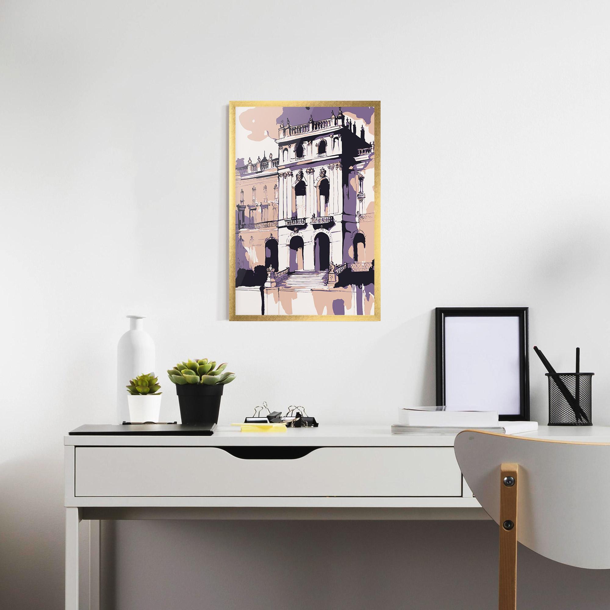Plakat w Ramie Palace Of Versailles Art mockup 7
