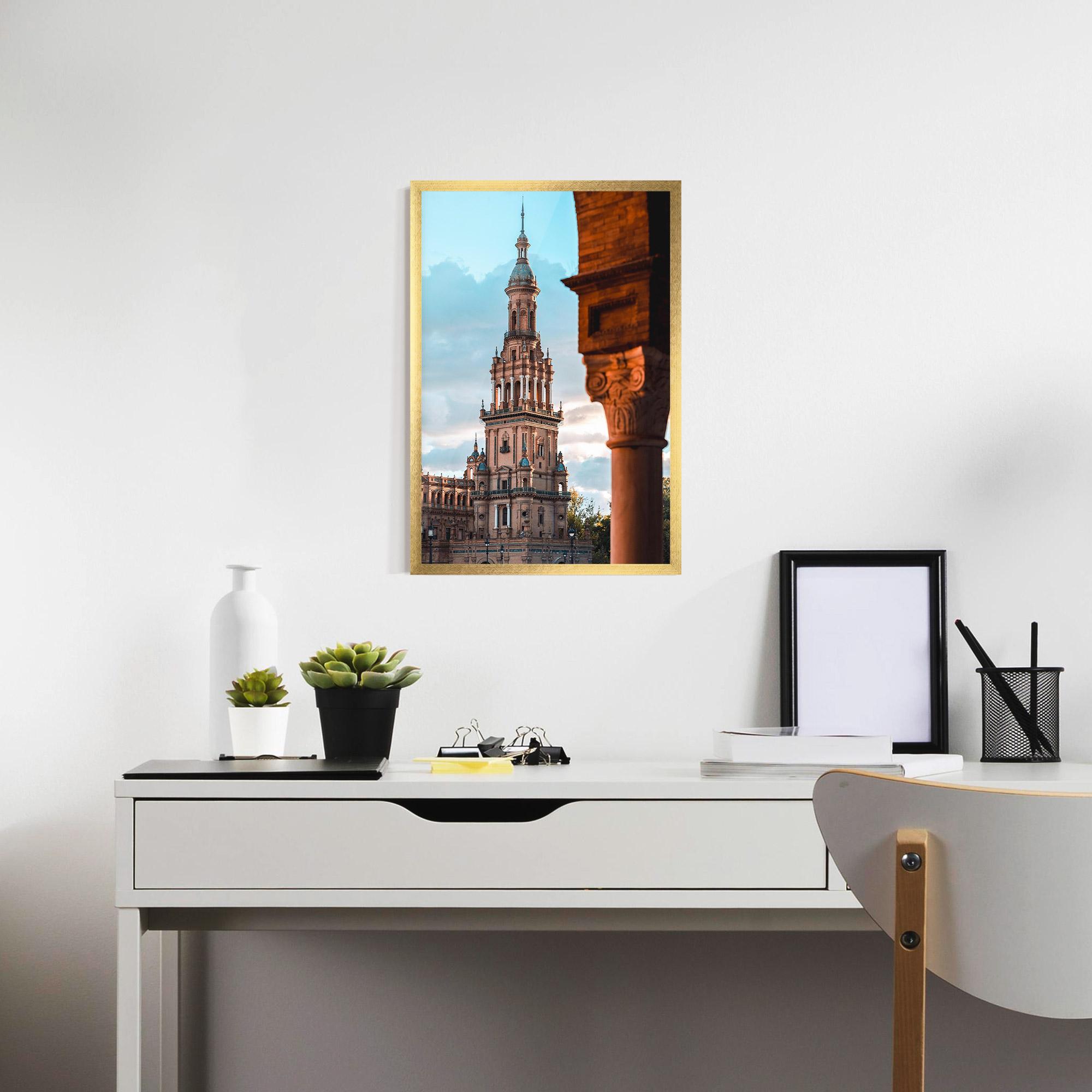 Plakat w Ramie Seville Spain mockup 7