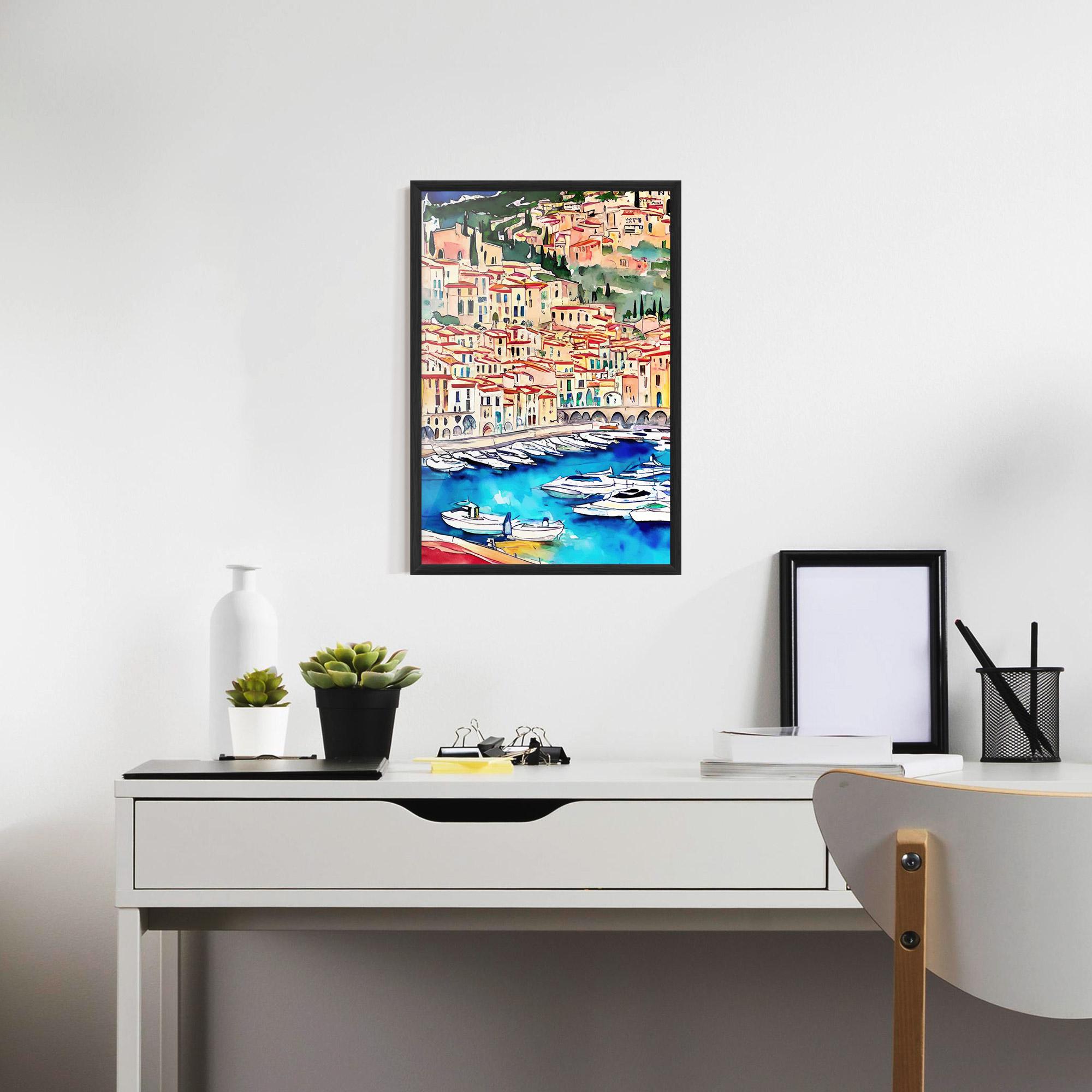 Plakat w Ramie French City mockup 7