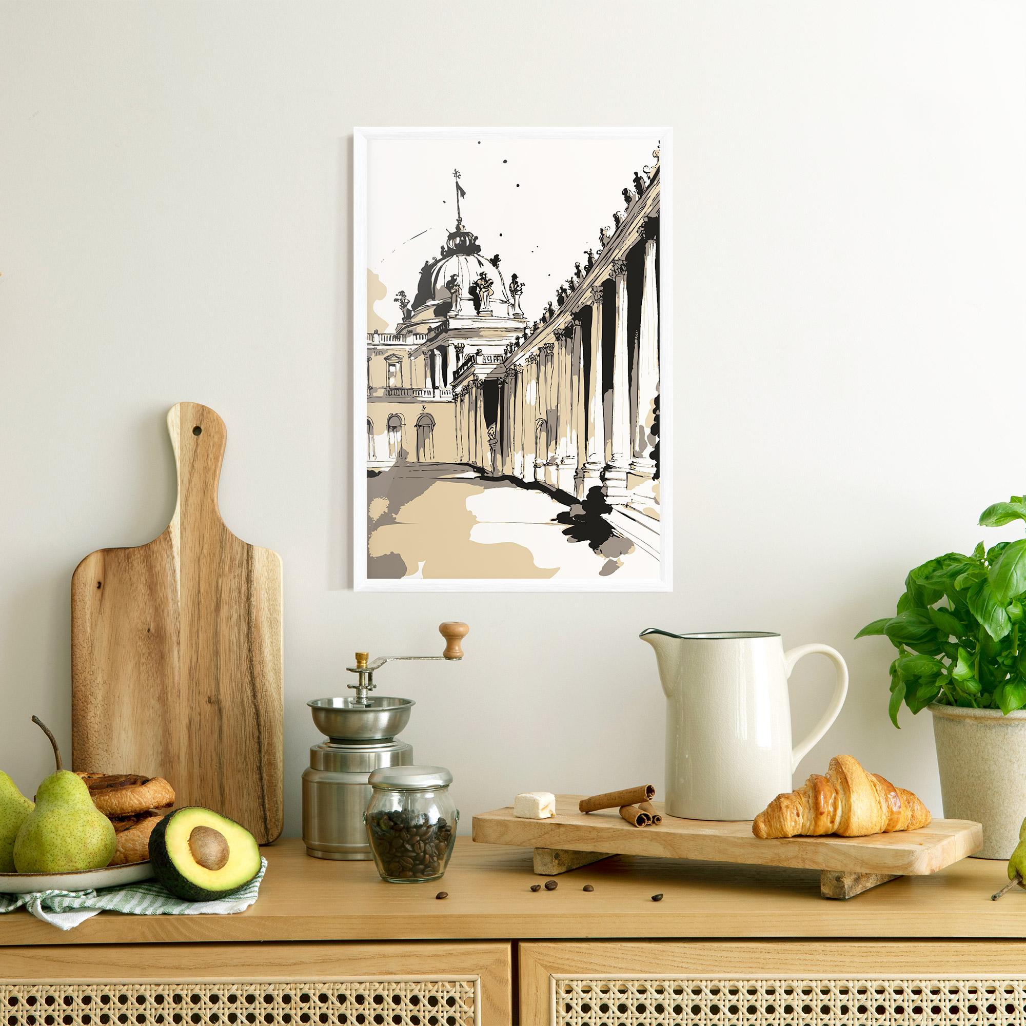 Plakat w Ramie Art Palace Of Versailles mockup 8