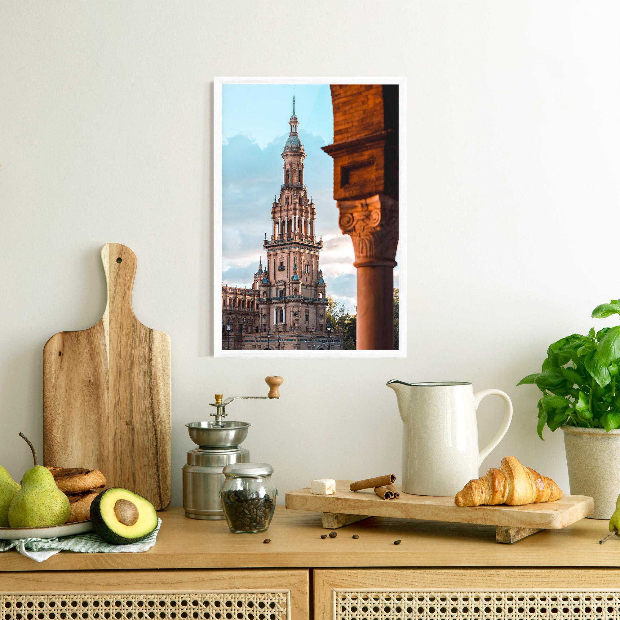 Plakat w Ramie Seville Spain mockup 8
