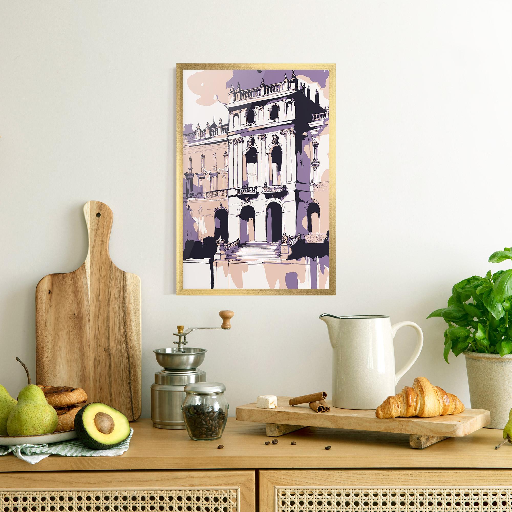 Plakat w Ramie Palace Of Versailles Art mockup 8