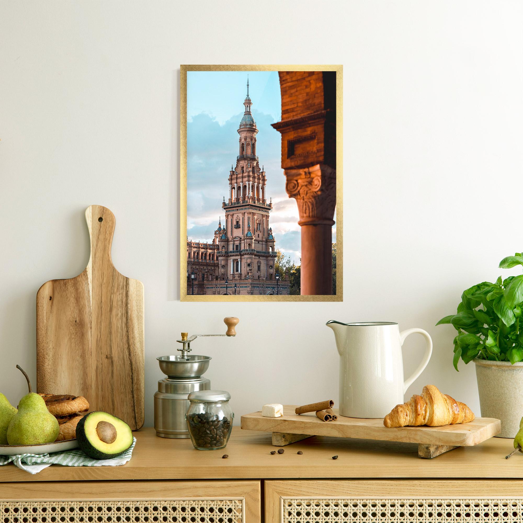 Plakat w Ramie Seville Spain mockup 8