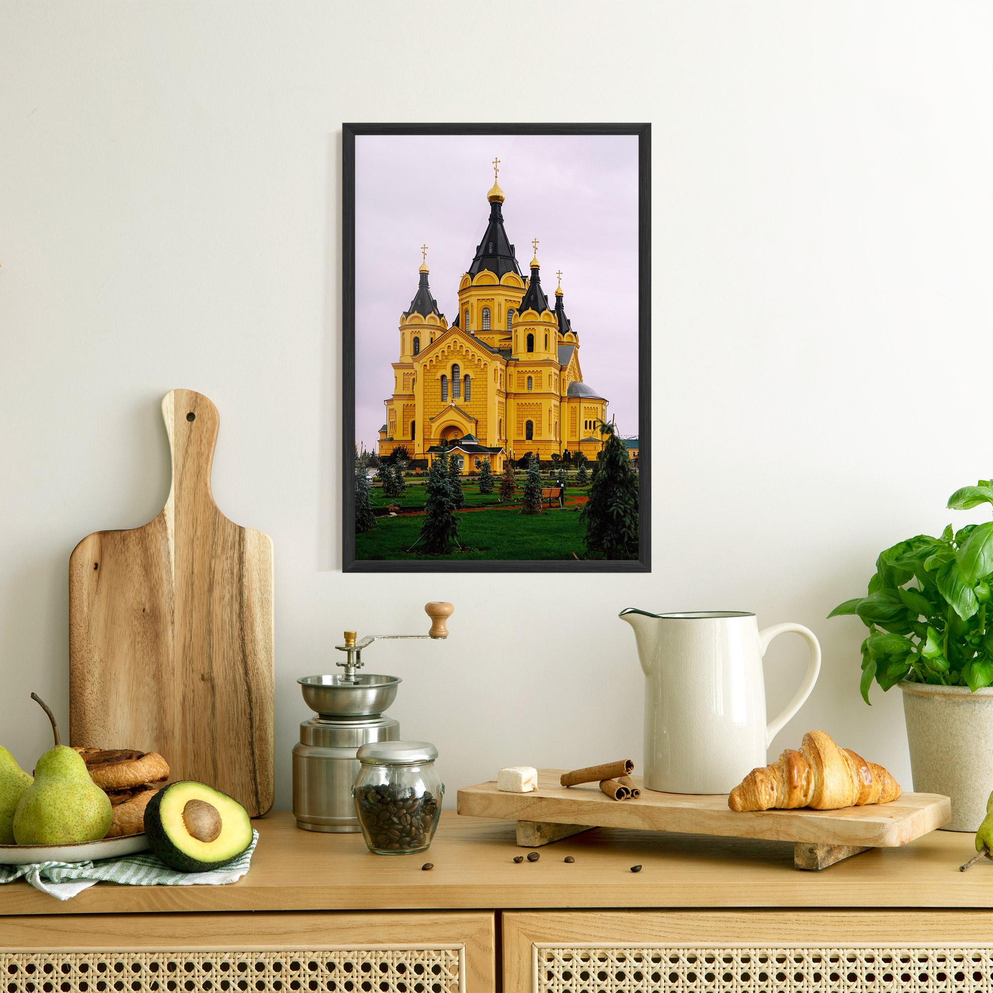 Plakat w Ramie Nevsky Cathedral mockup 8