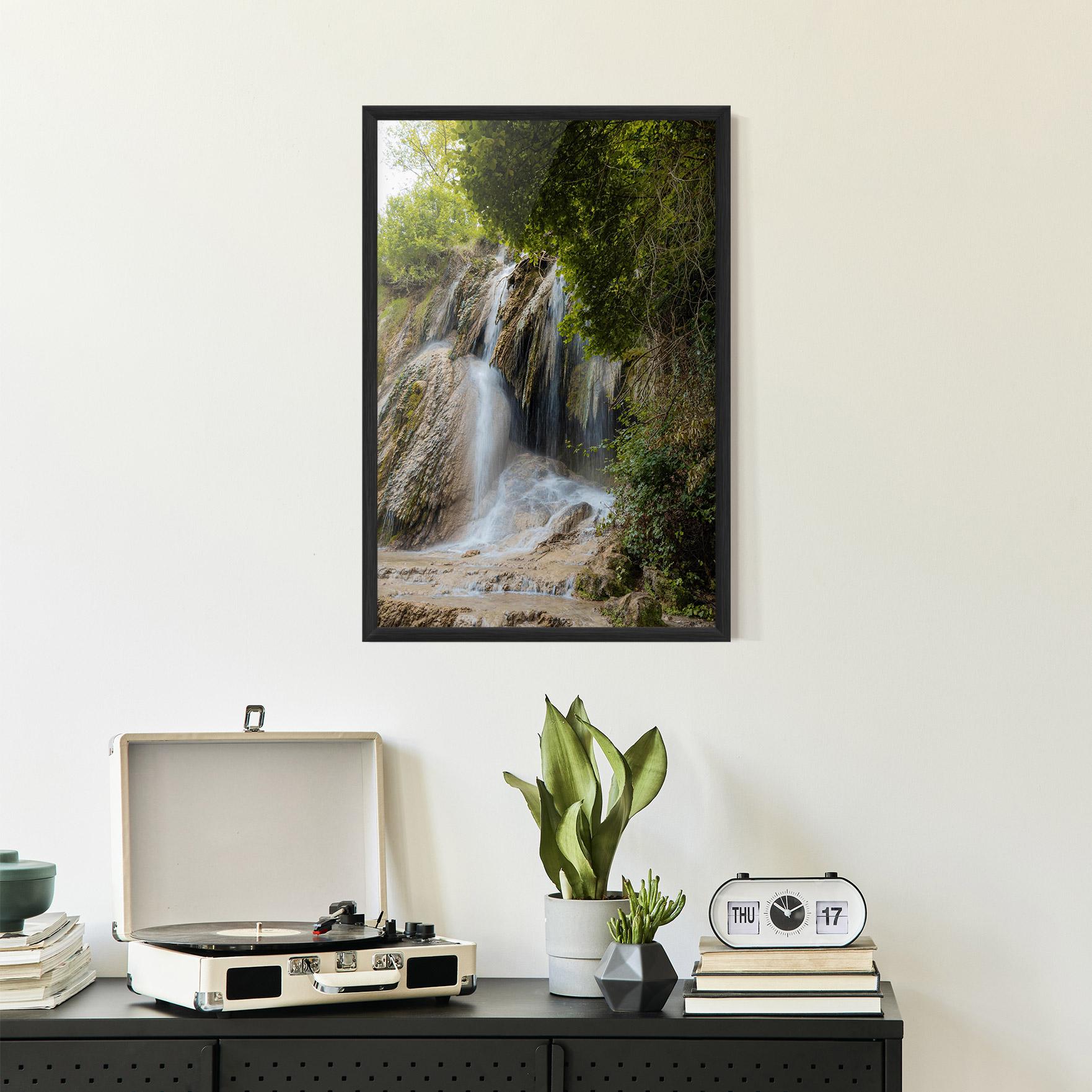 Plakat w Ramie Forest Waterfall View mockup 2