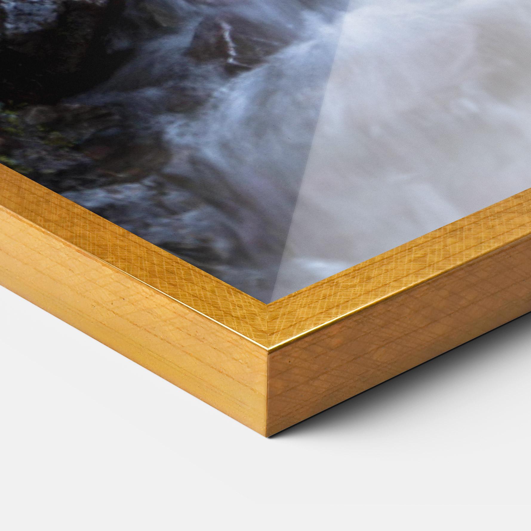 Plakat w Ramie Water Falling Field mockup 3