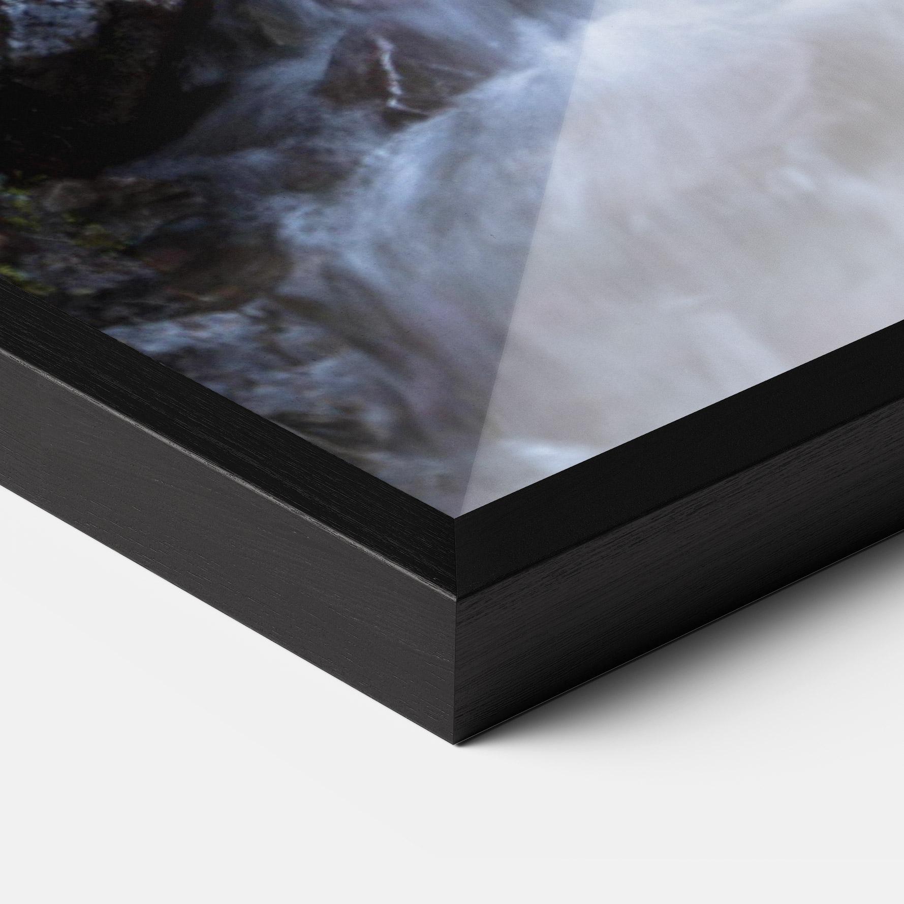 Plakat w Ramie Water Falling Field mockup 3