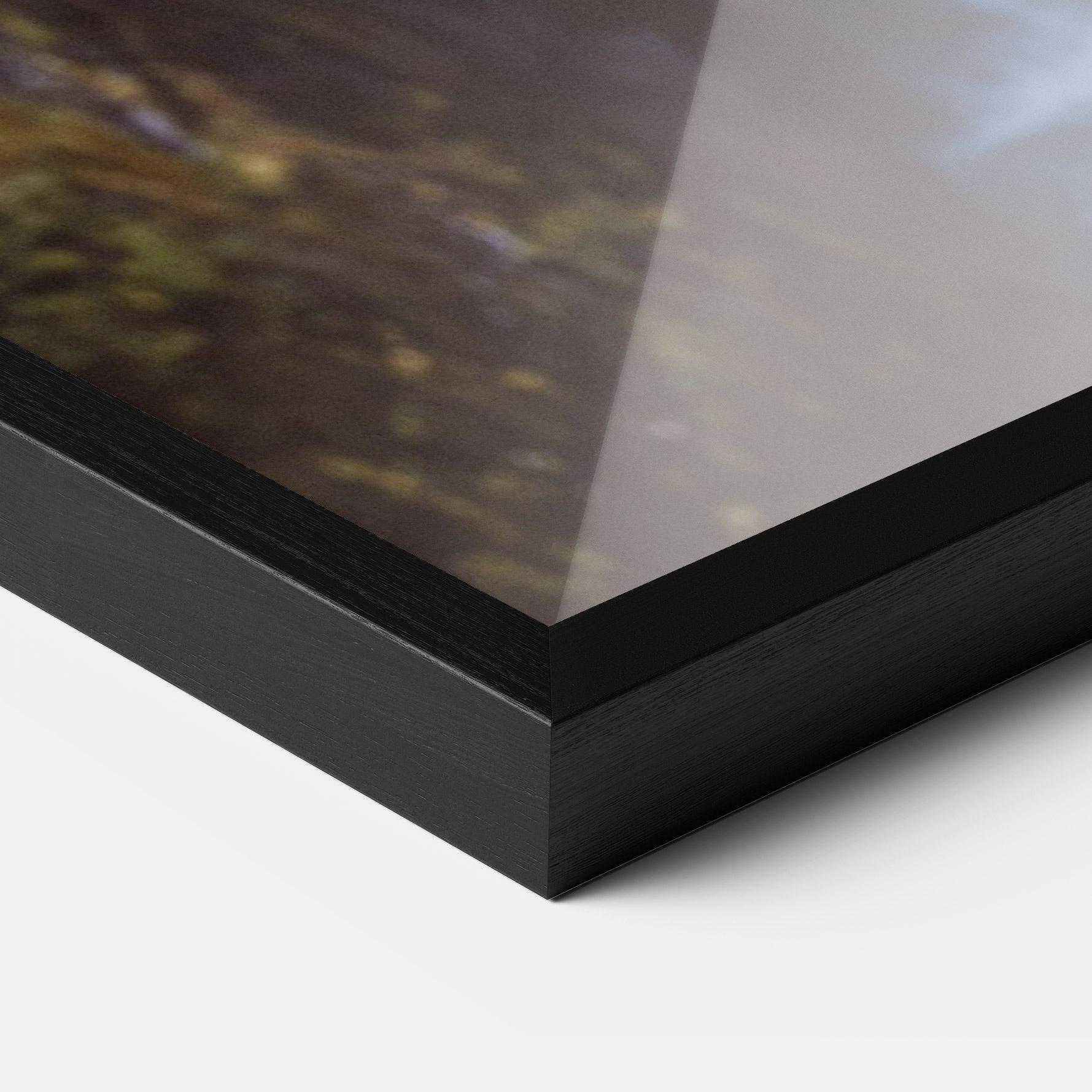 Plakat w Ramie Waterfall Bringe Red Leaves mockup 3