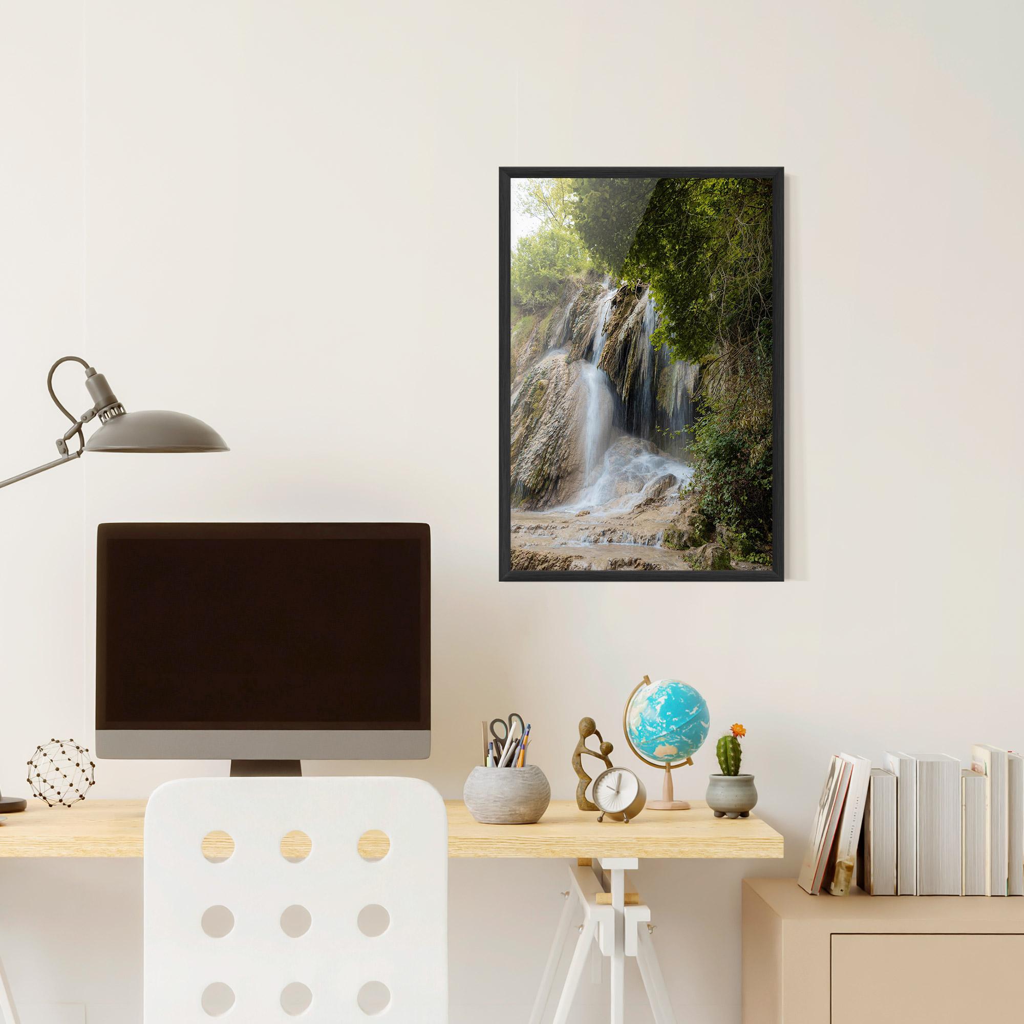 Plakat w Ramie Forest Waterfall View mockup 6