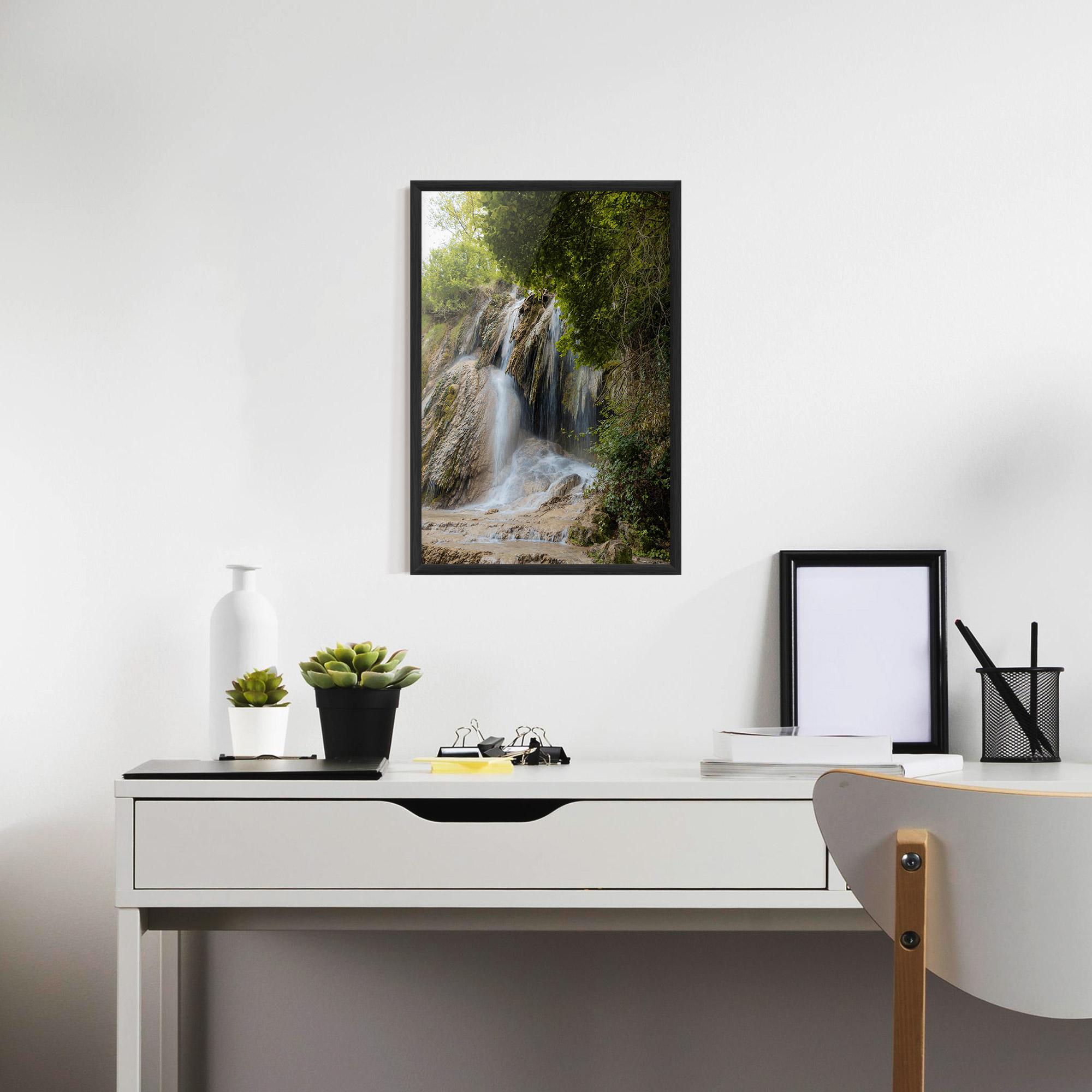 Plakat w Ramie Forest Waterfall View mockup 7