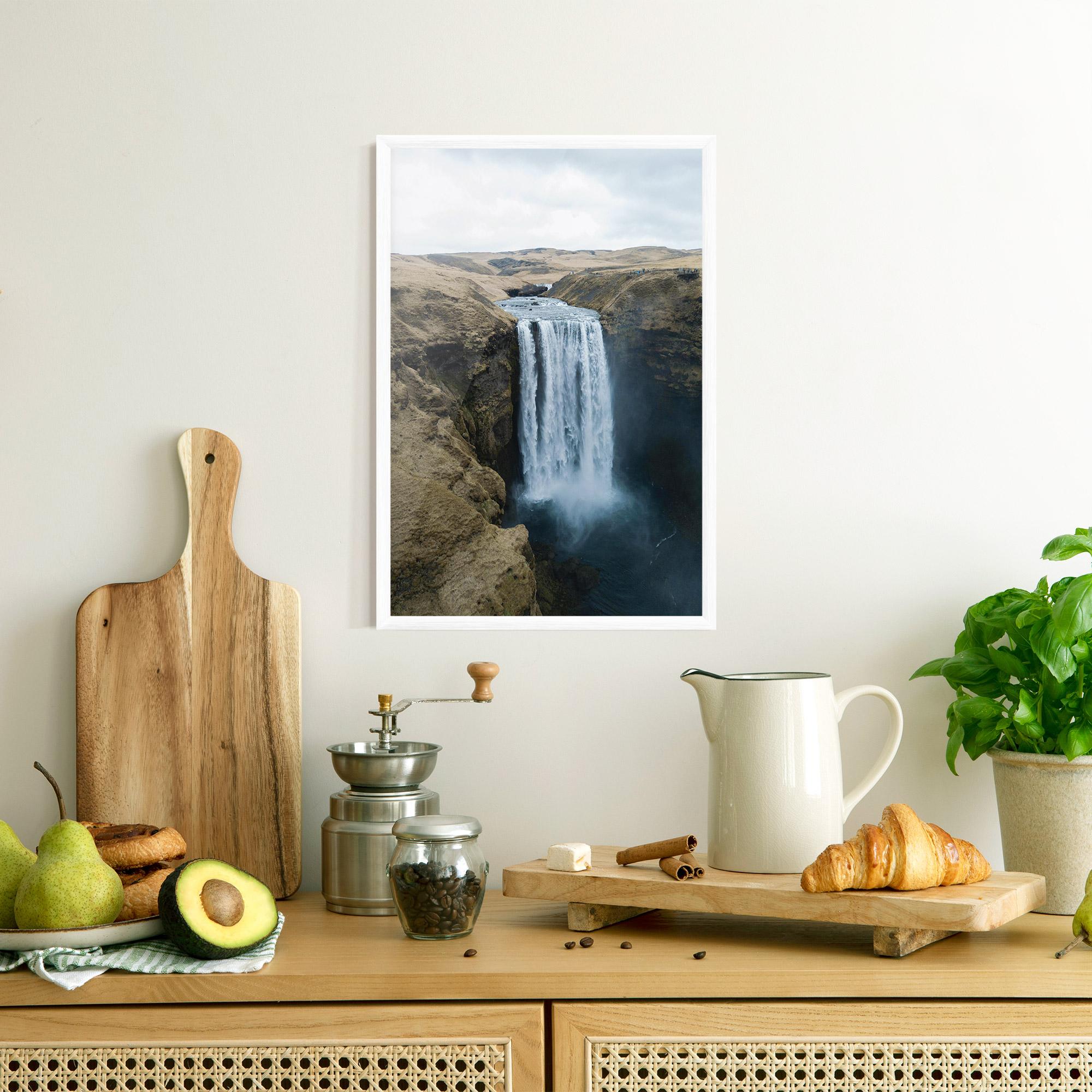 Plakat w Ramie Desert Vibe Waterfall mockup 8
