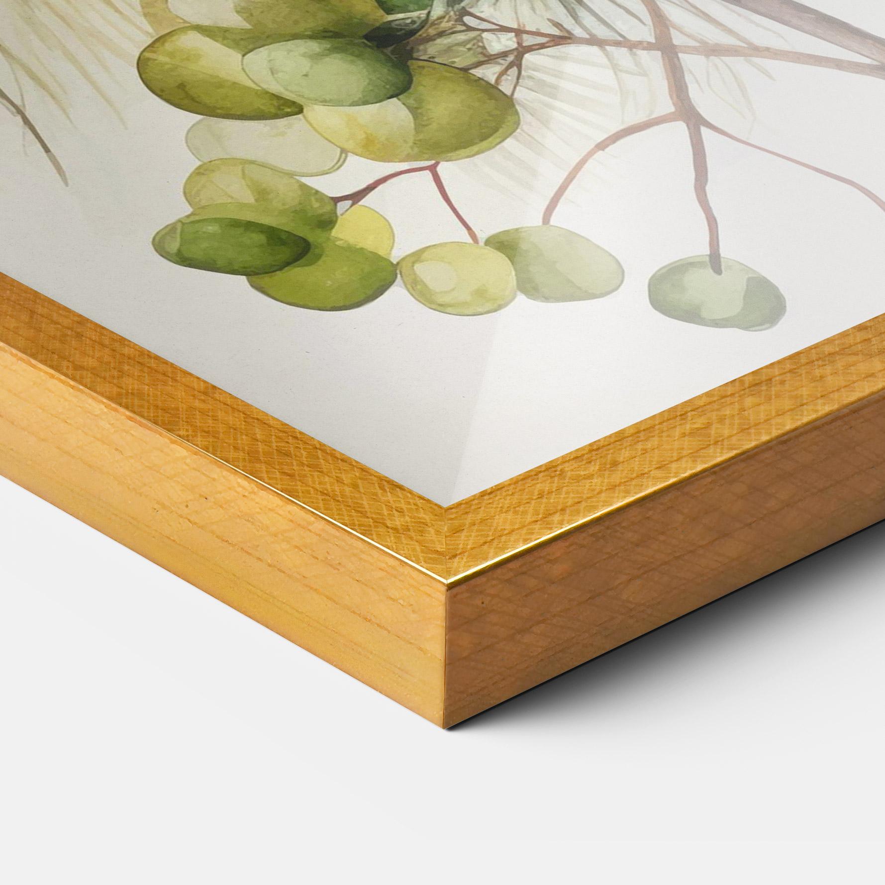 Plakat w Ramie Brown Cones mockup 3