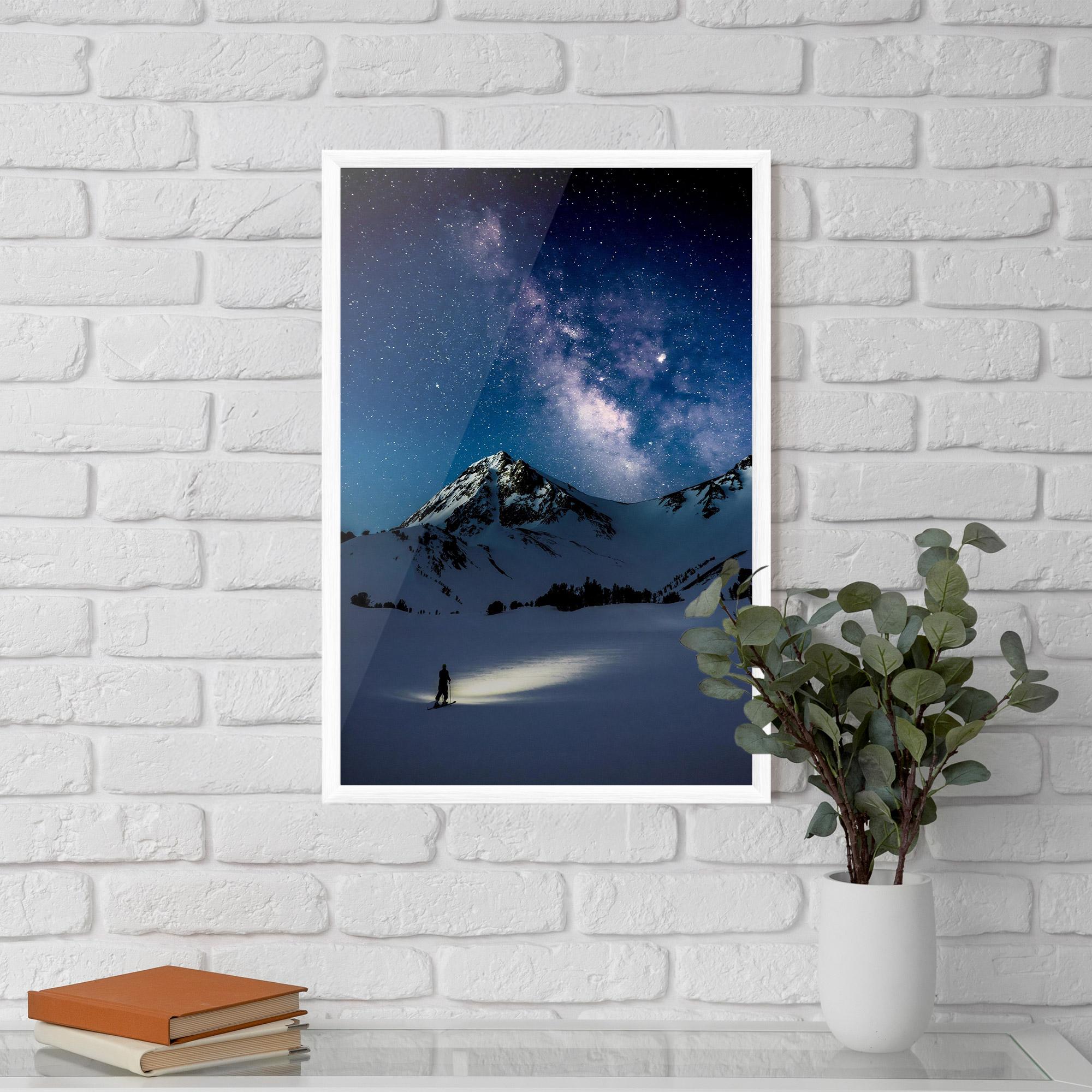 Plakat w Ramie Pretty Sky Winter mockup 5