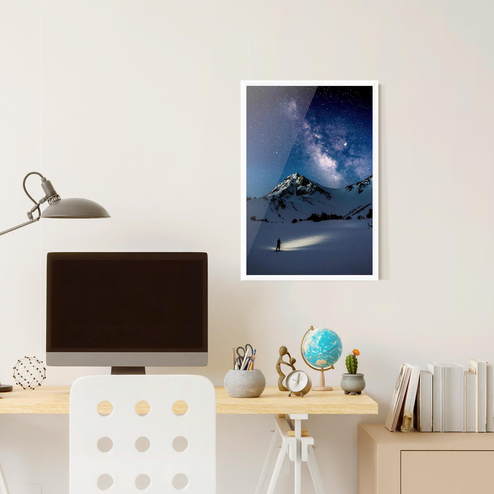Plakat w Ramie Pretty Sky Winter mockup 6